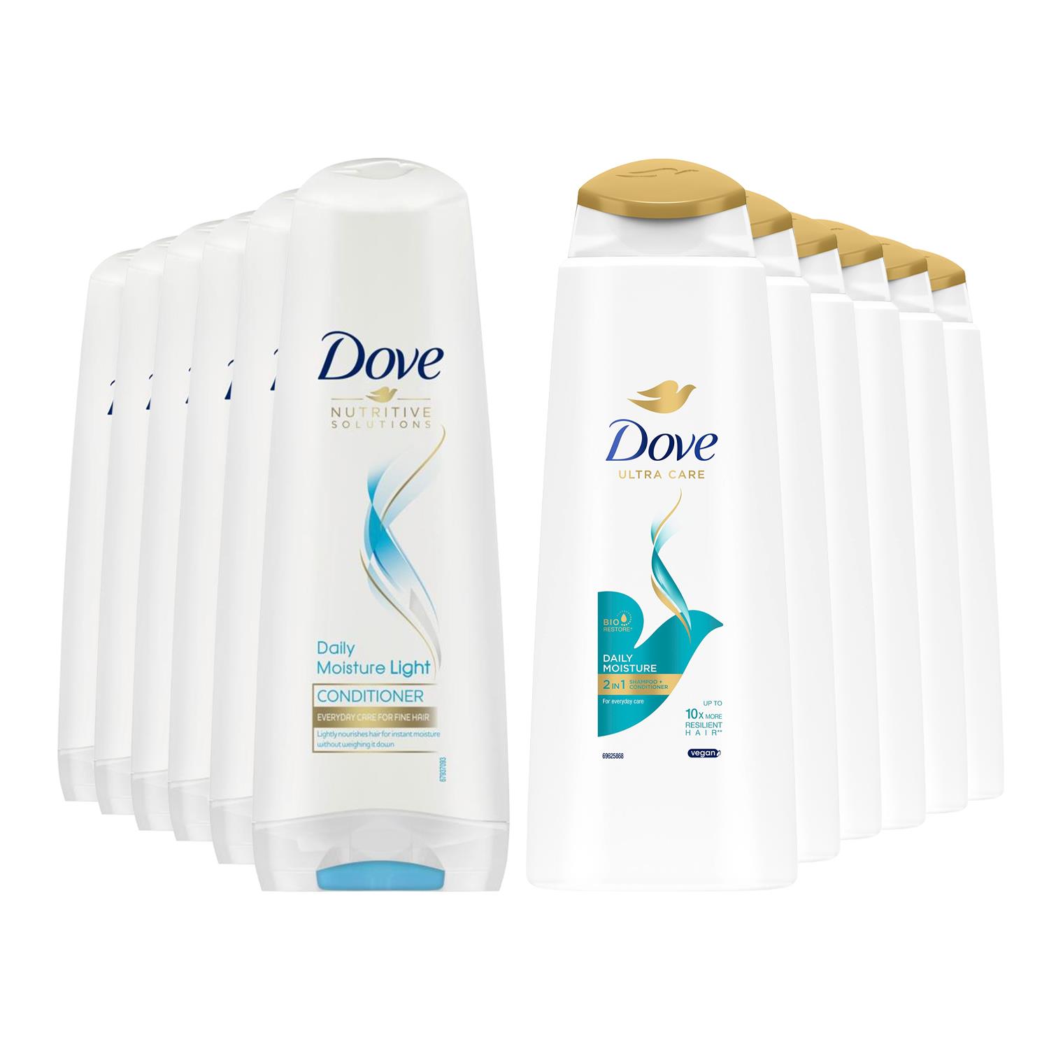 Dove Nutritive Solutions 6x (Shampoo 400ml & Conditioner 350ml) - Picture 20 of 45