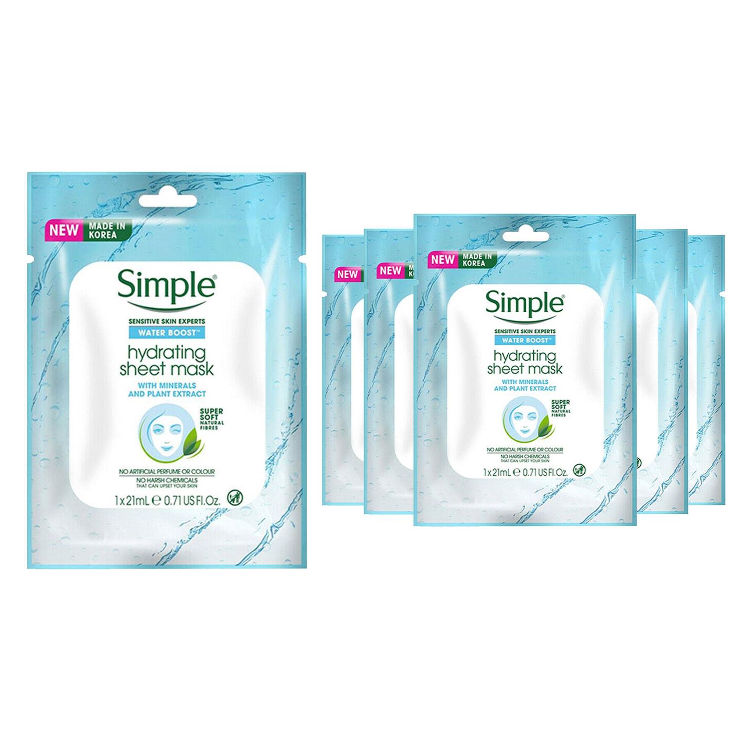 Simple Water Boost Hydrating Moisturisers, Cleanser & Face Mask For Dry Skin - Picture 50 of 89