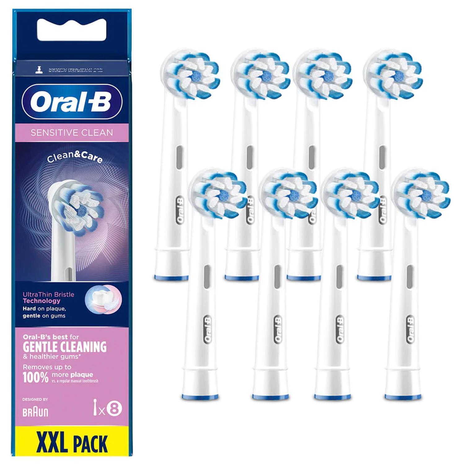 Oral-B Pro 1 Cross-Action Elektrische Zahnbürste Pink 3 Modi mit 8x Nachfüllköpfen - Bild 64 von 65