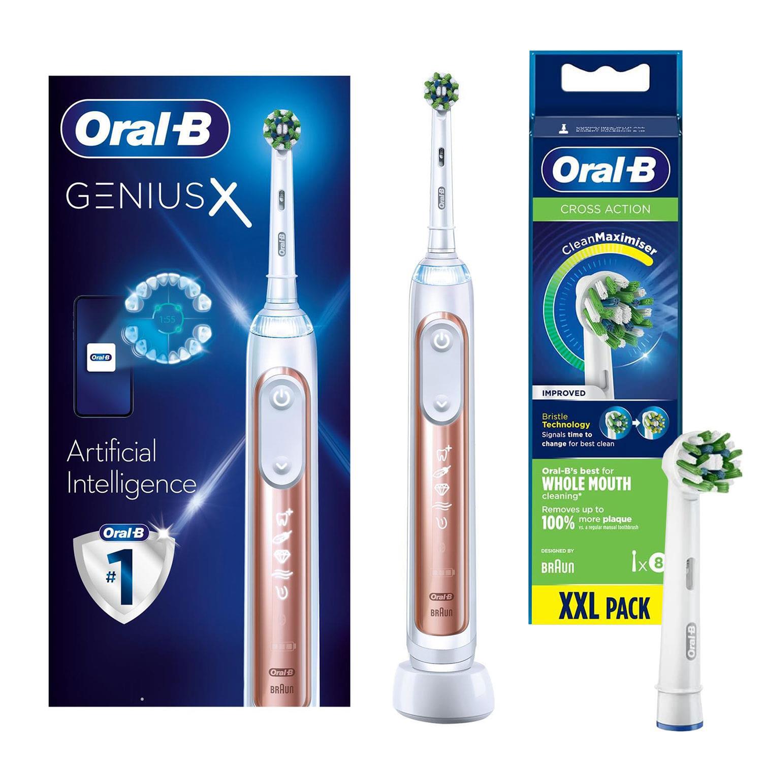 Oral-B GeniusX Wiederaufladbare Elektrische Zahnbürste mit Nachfüllköpfen & Reiseetui - Bild 41 von 62