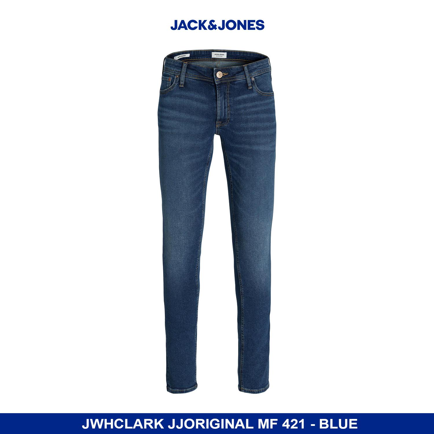 Pantalones de mezclilla azul Jack & Jones para hombre de ajuste cómodo - Imagen 11 de 66