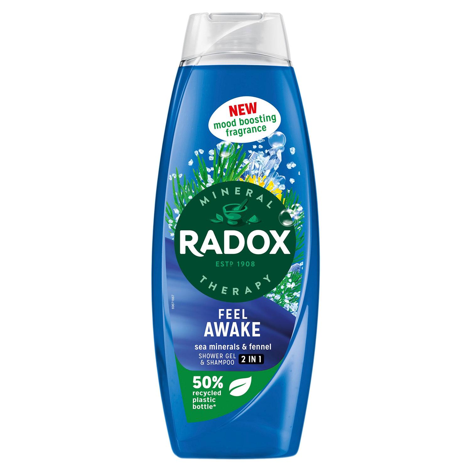 Gel de ducha terapia mineral Radox con nueva fragancia estimulante del estado de ánimo 675 ml, paquete de 3 - Imagen 17 de 45