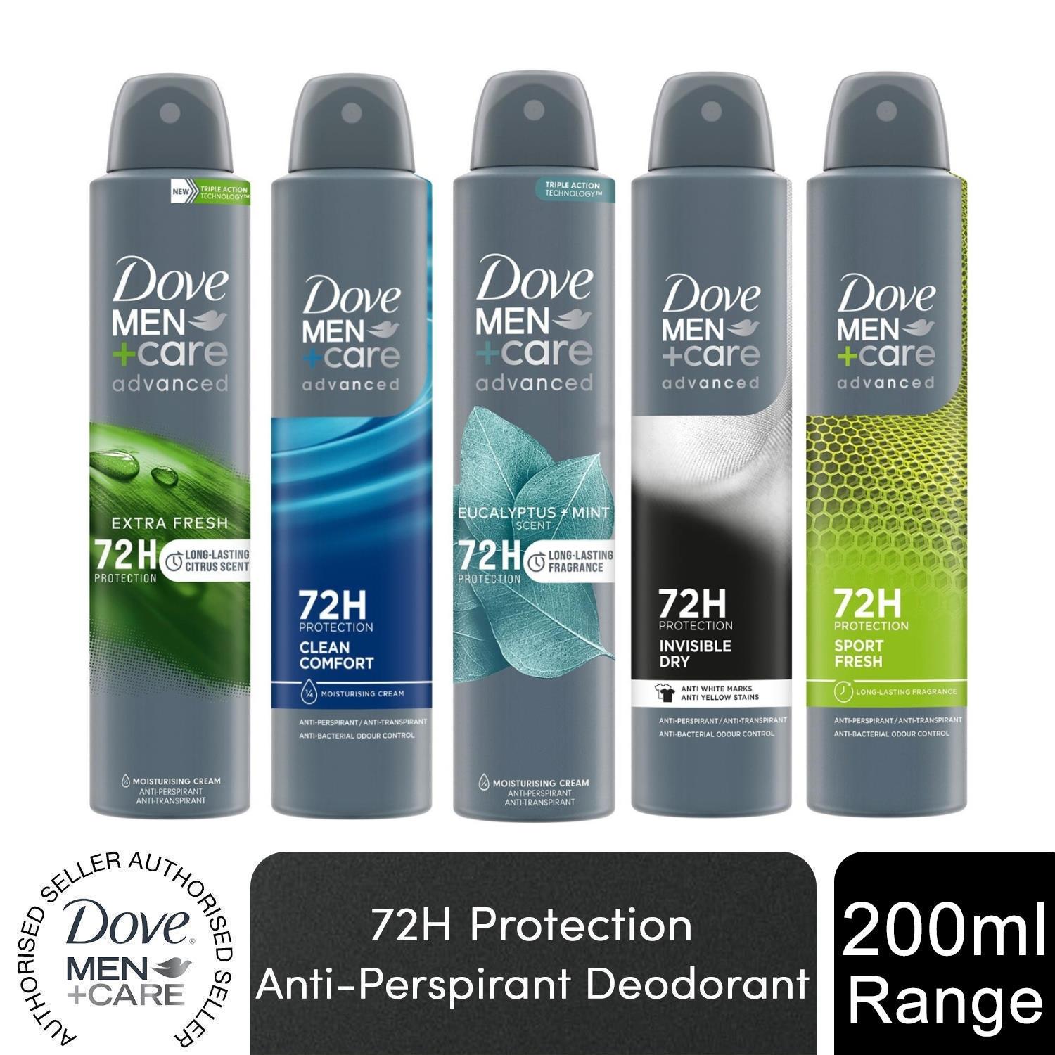 Dove Men+Care Advanced Anti Perspirant Deodorant 72H Protection Deodorant 200ml