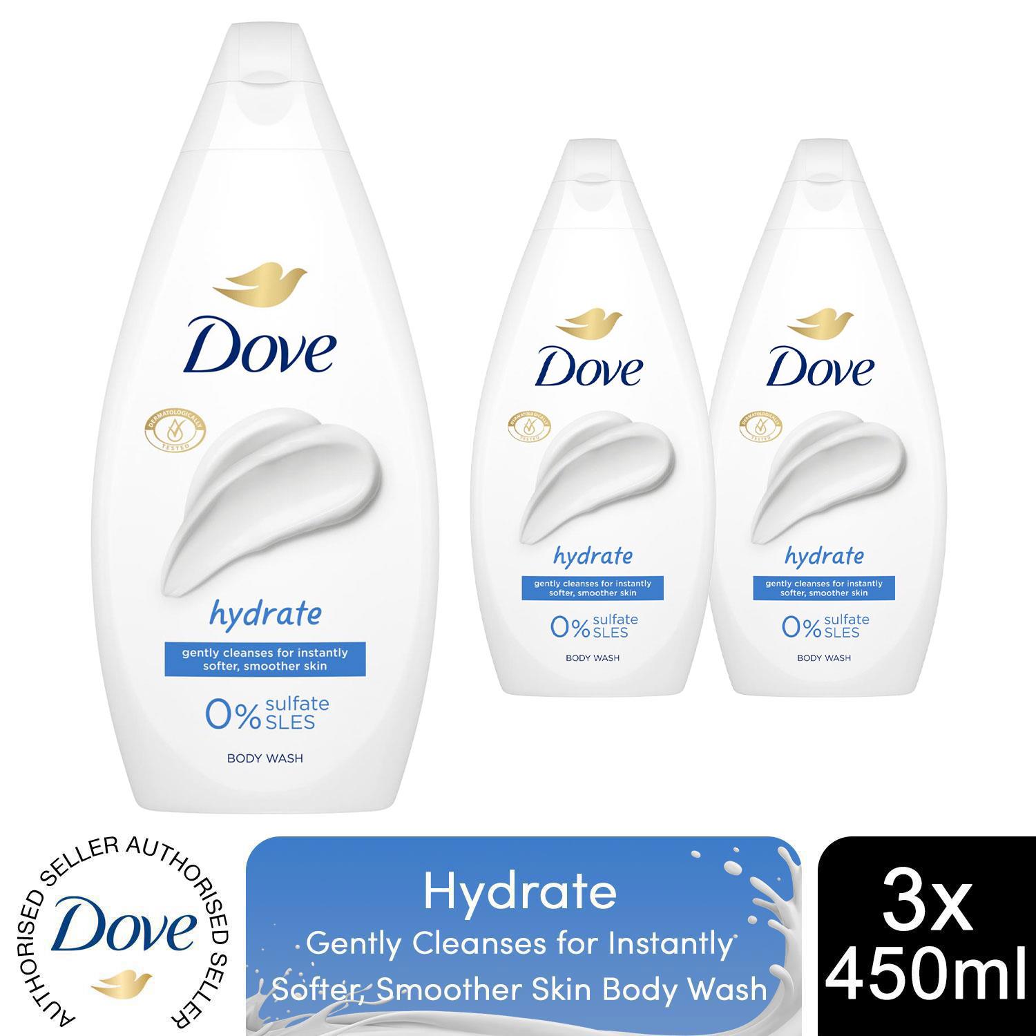 Dove Body Wash Moisturising Cream Caring/Pampering/Soothing 3x, 6x or 12x, 450ml - Picture 38 of 219