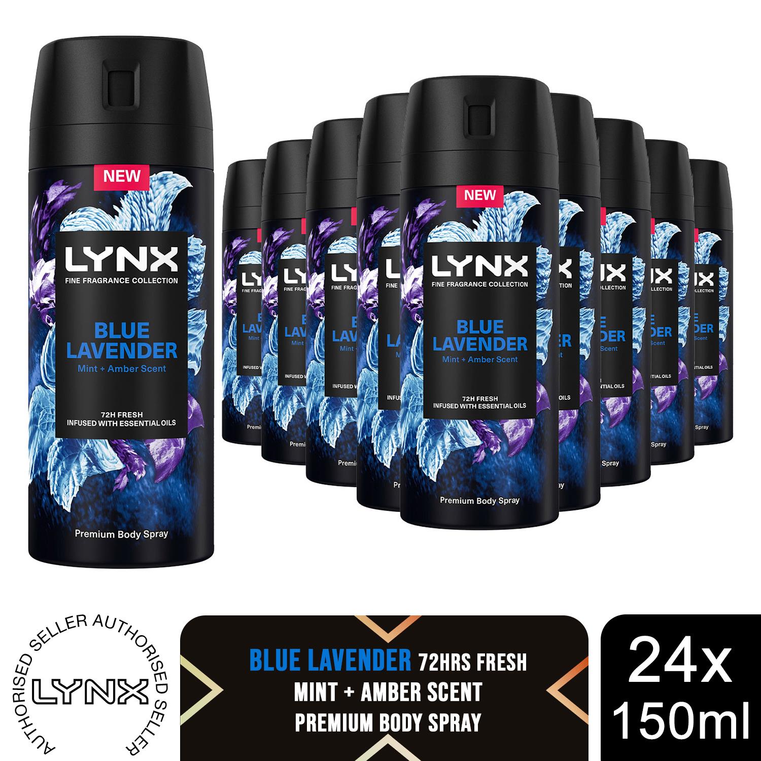Lynx Fine Fragrance Collection 72H Fresh Premium Deodorant Body Spray, 24x 150ml - Picture 34 of 66