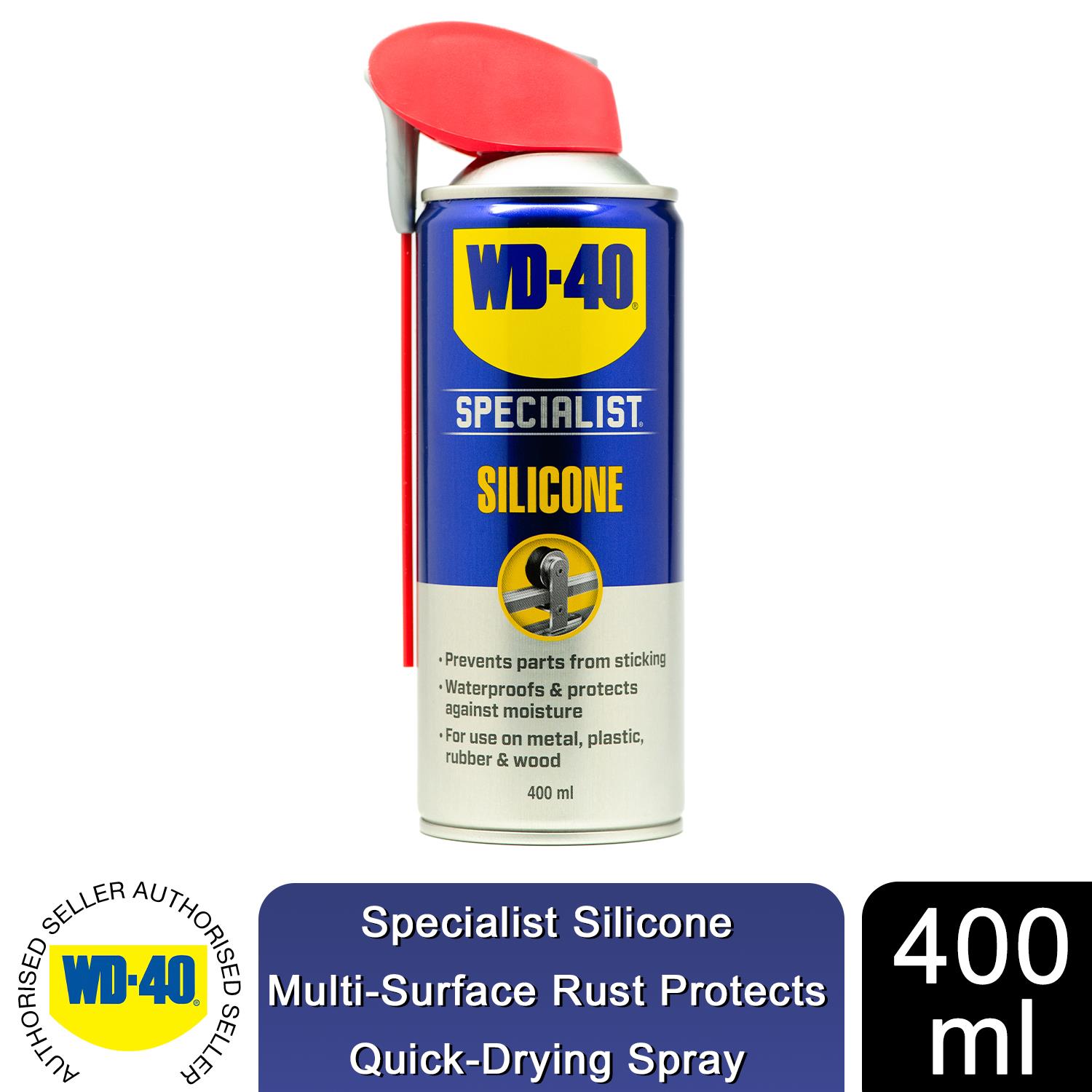 WD-40 Specialist Silicone Lubricant 400ml All-Weather Protection, Buy 1, 2 or 3 - Afbeelding 8 van 30