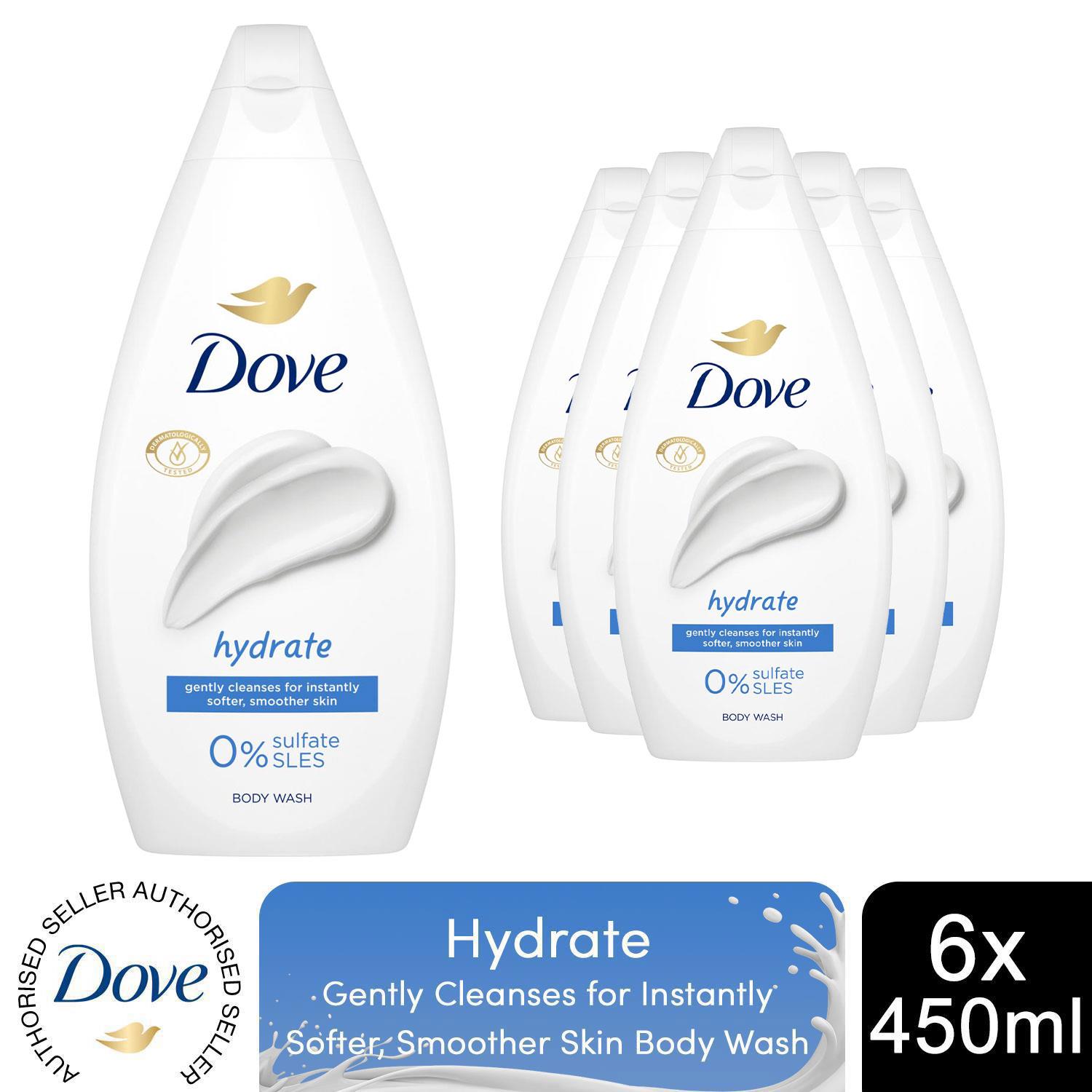 Dove Body Wash Moisturising Cream Caring/Pampering/Soothing 3x, 6x or 12x, 450ml - Picture 108 of 219