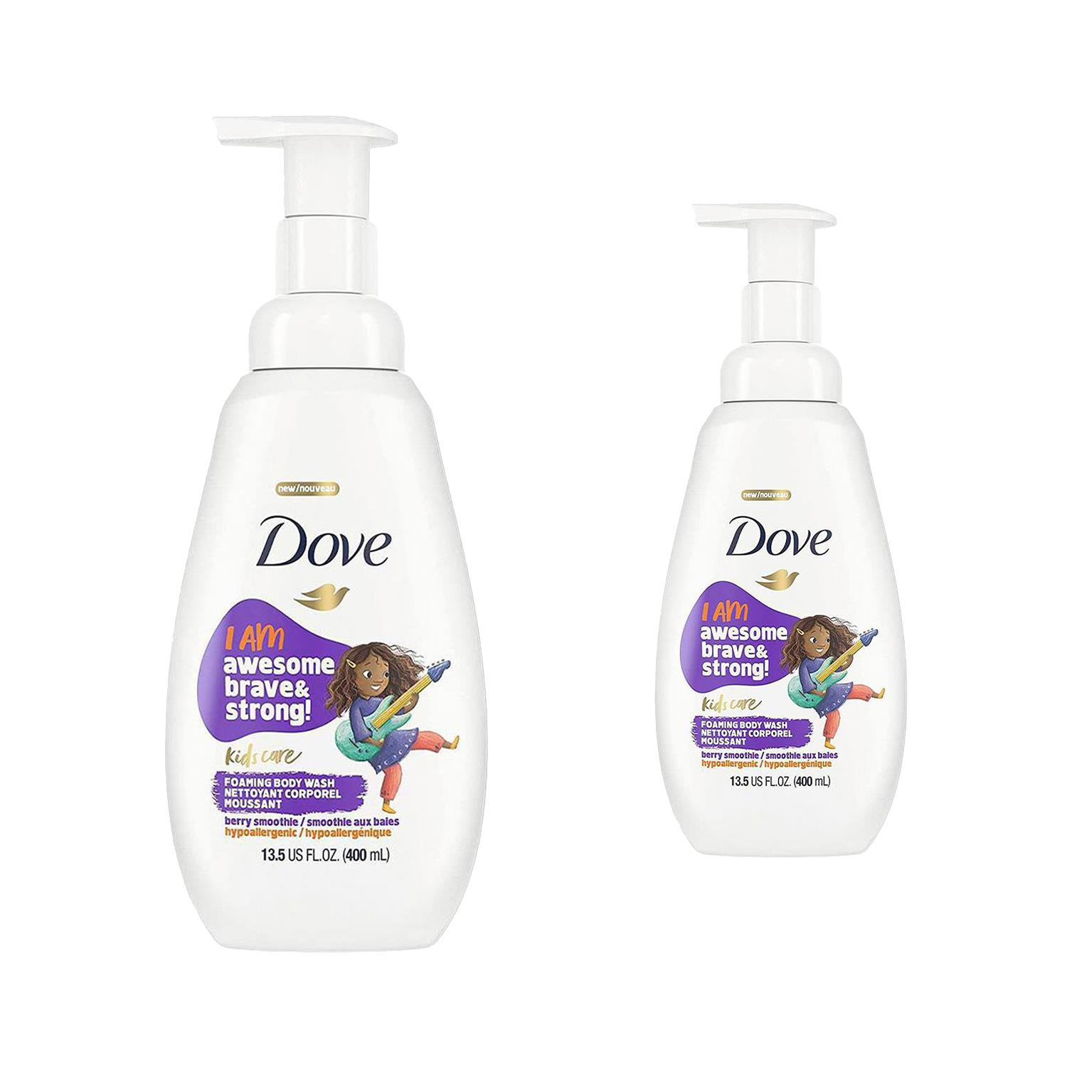 Dove Kids Care Hypoallergenic Foaming Body Wash 400ml or Bubble Bath 591ml, 2 Pk - Picture 36 of 54