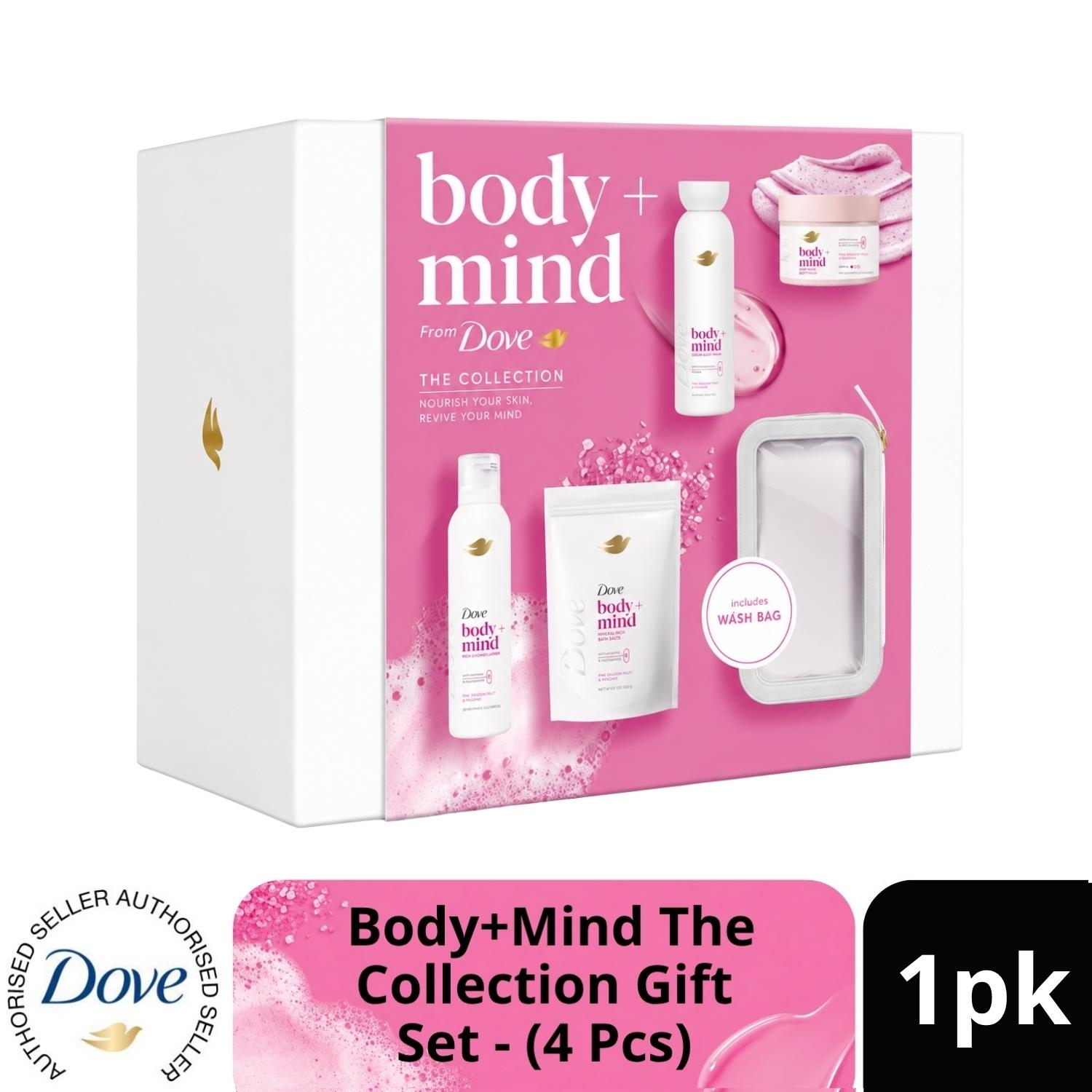 DOVE body + mind Collection Gift Set 4 piece, Choose your pack 1,2,3 or 4