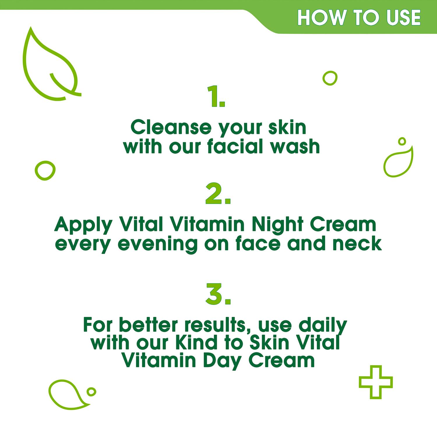3 x 50ml Simple Kind to Skin Vital Vitamin Night Cream for Sensitive Skin - Picture 8 of 15