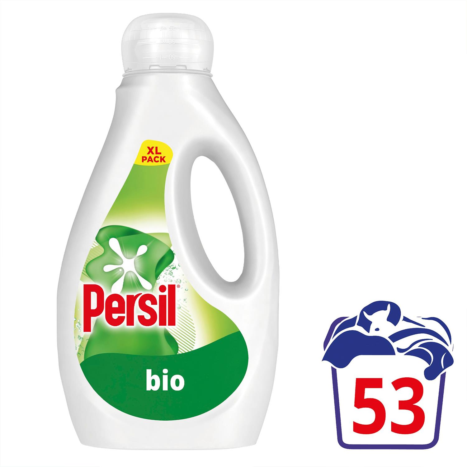 2x53W or 4x53W Persil Bio, NonBio, Colour Washing Liquid Detergent 1.431Litre - Picture 41 of 53