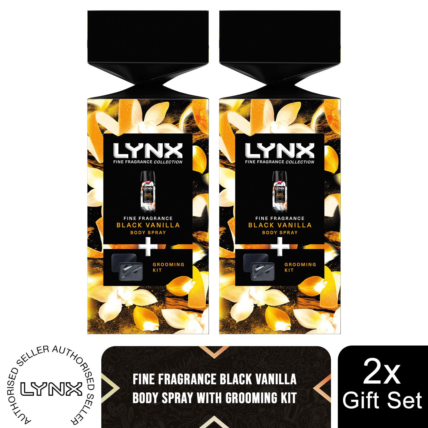 Lynx Fine Fragrance Black Vanilla Body Spray Gift Set for Him with Grooming Kit - Bild 16 von 36