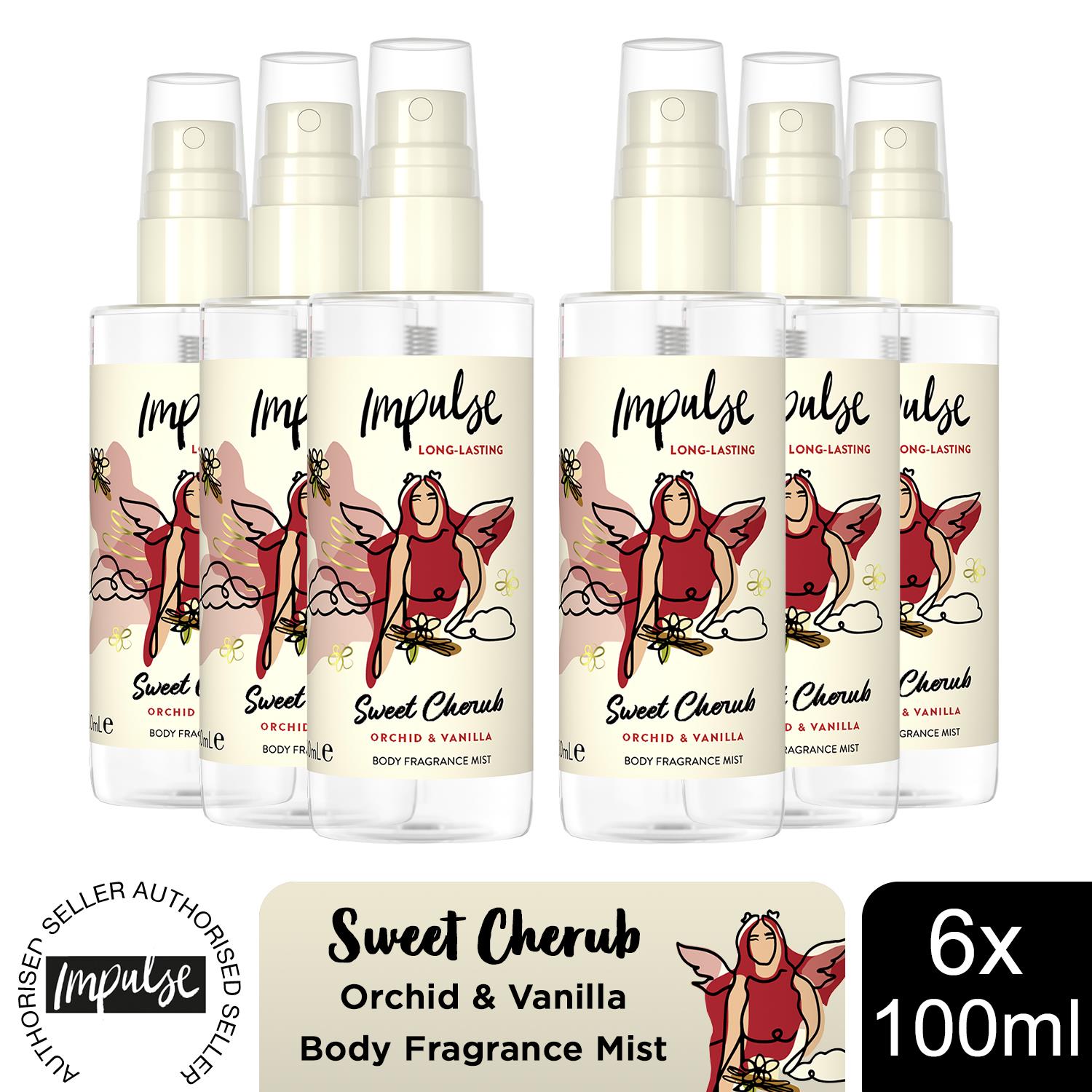 Impulse Body Mist with Long Lasting Fresh Fragrance Range for Women 6 Pack,100ml - Picture 54 of 61