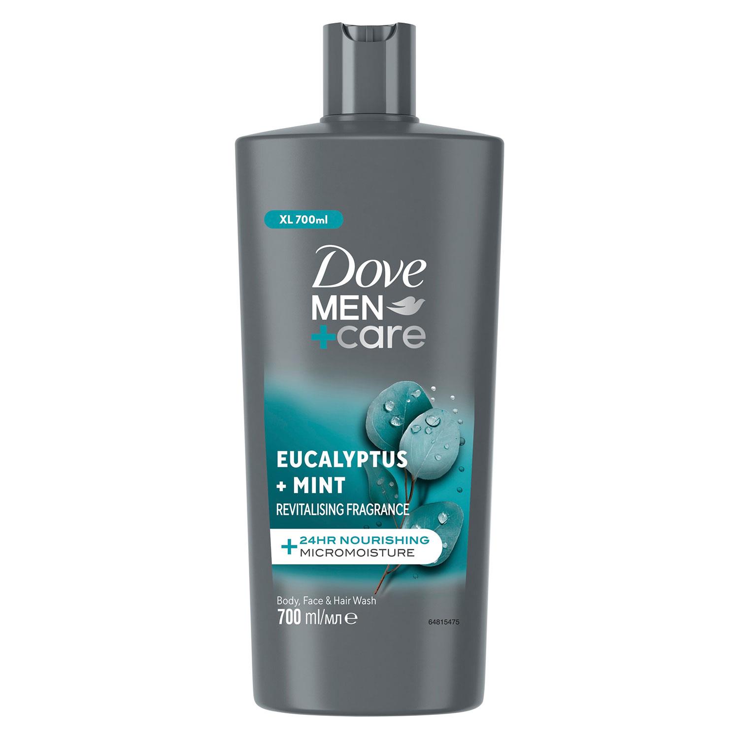 Dove Men+Care 3-in-1 Haar-, Gesichts- und Körperwaschmittel Eukalyptus + Minze, 700ml - Bild 22 von 49