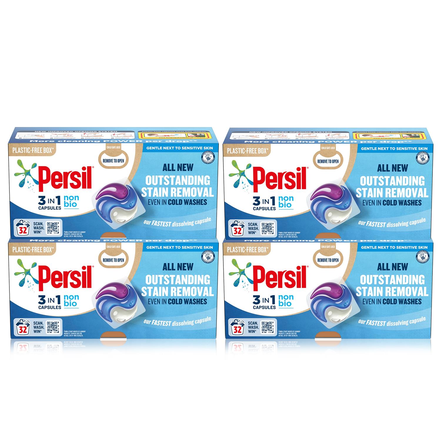Persil 3-in-1 Washing Capsules, Colour Protect, Bio or Non-bio, 32 Washes - Picture 68 of 130