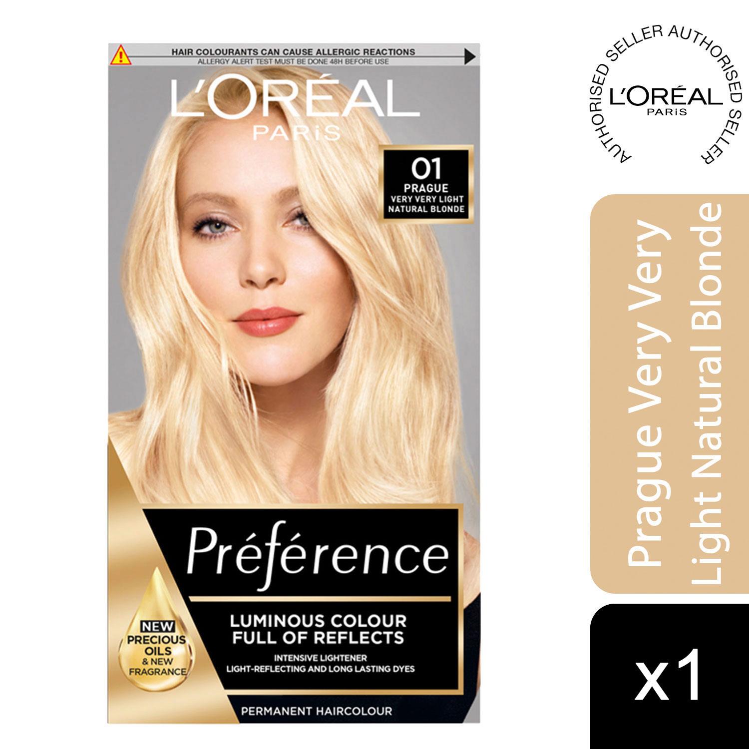 LOreal Paris Preference permanent hair dye,optimal grey hair coverage 1