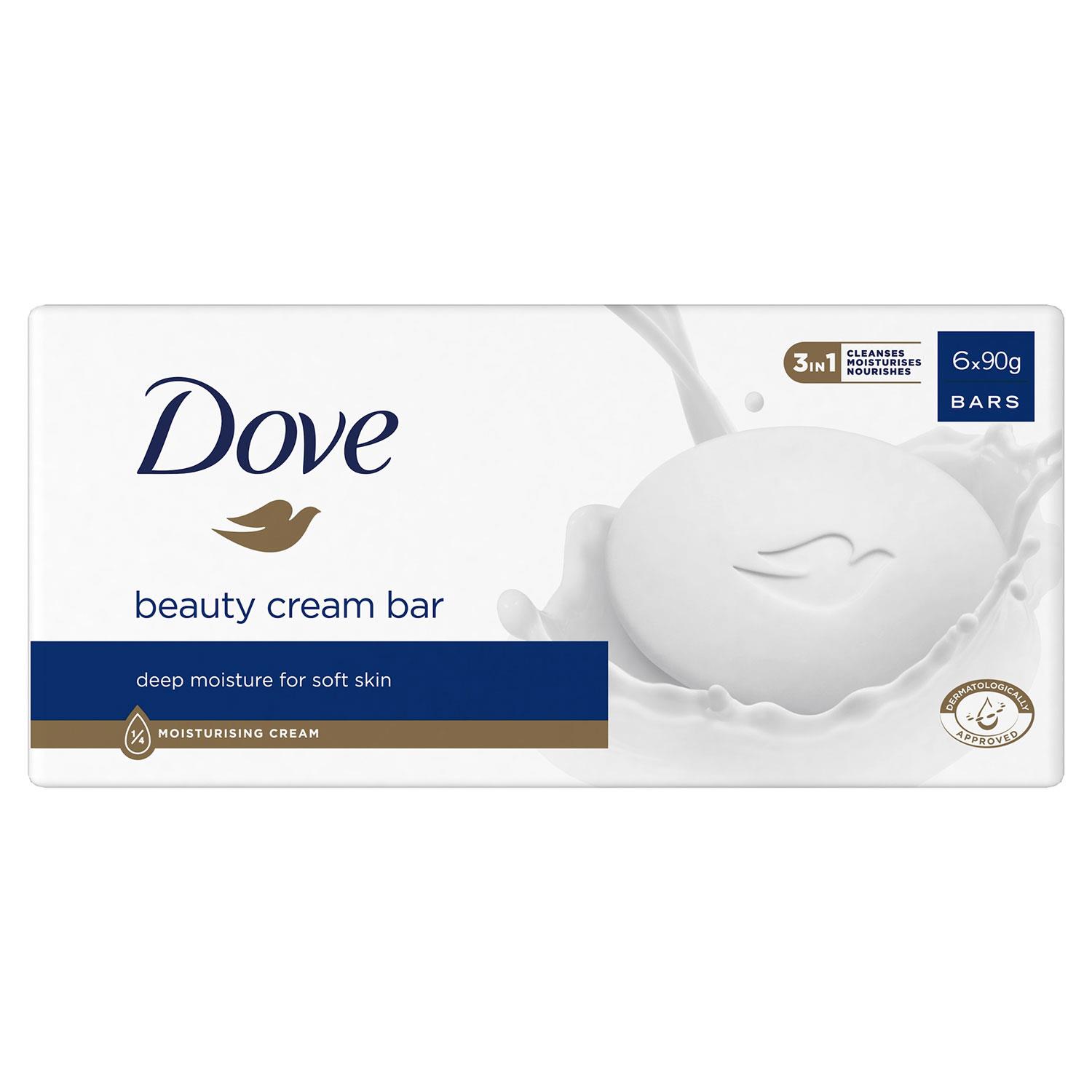 Dove Original Beauty Cream Bar Deep Moisture for Soft and Smooth Skin, 6 x 90g - Picture 16 of 35
