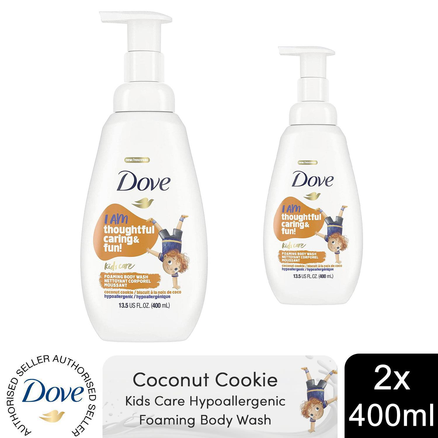 Dove Kids Care Hypoallergenic Foaming Body Wash 400ml or Bubble Bath 591ml, 2 Pk - Picture 37 of 54