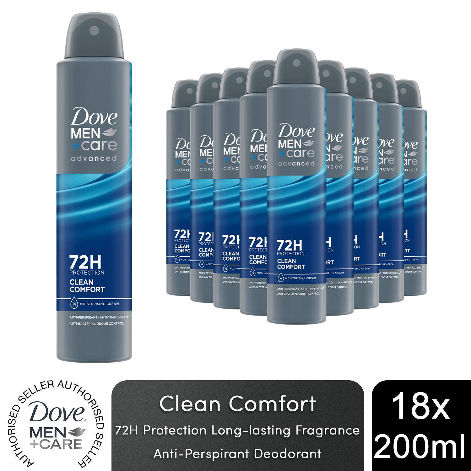 Dove Anti-Perspirant Men+Care Advanced 72H Protection Deodorant, 200ml - Picture 289 of 401