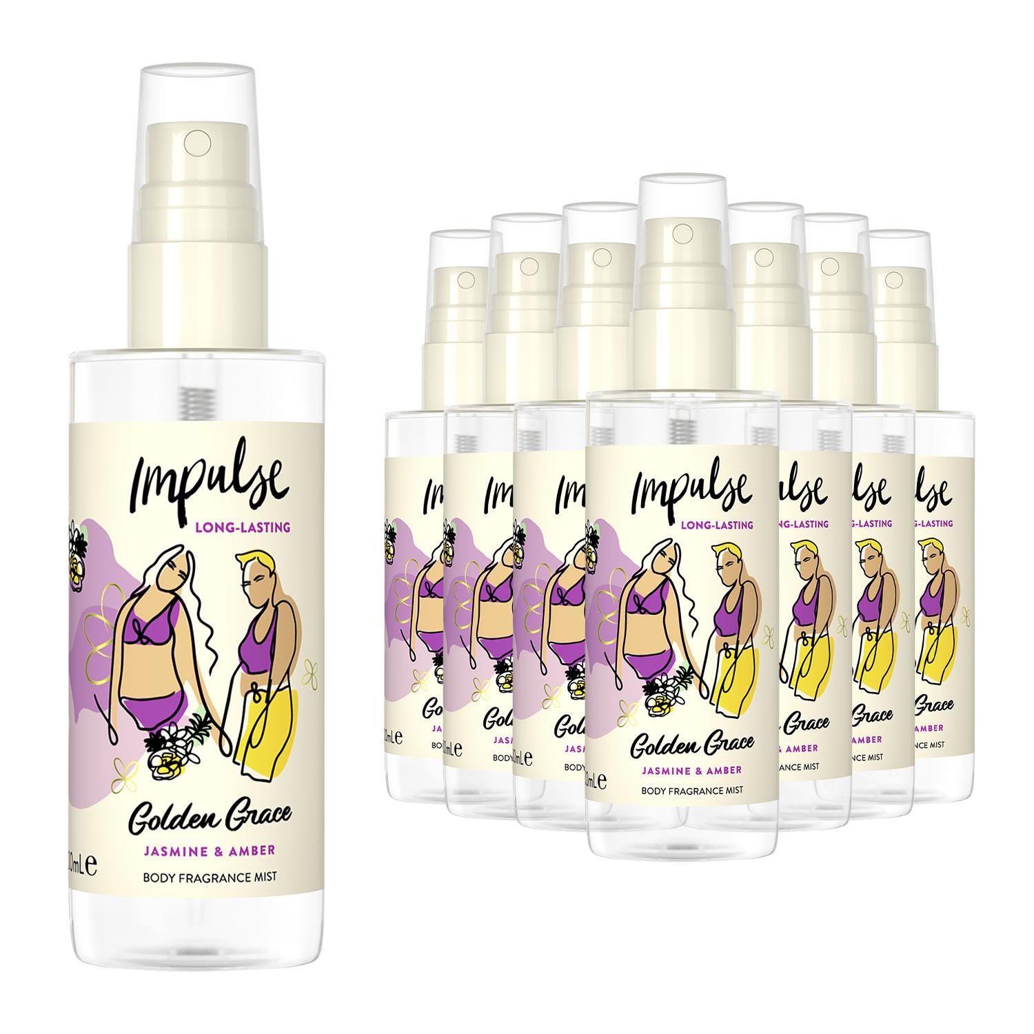 Impulse Body Mist with Long Lasting Fresh Fragrance Range for Women 12 Pk,100ml - Picture 28 of 61