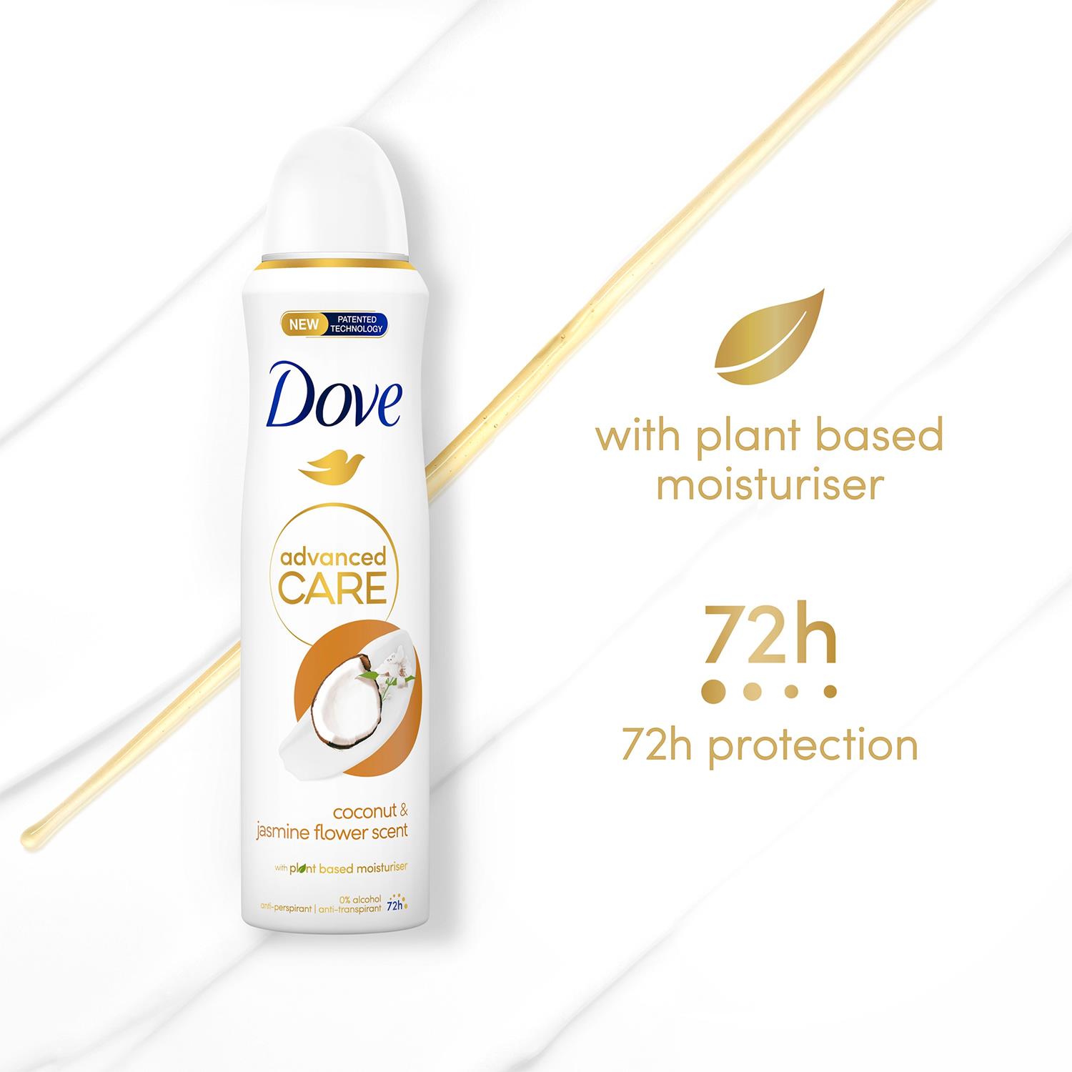 Dove Advanced Care Antiperspirant 72H Protection Deodorant Spray for Women,200ml - Picture 20 of 370