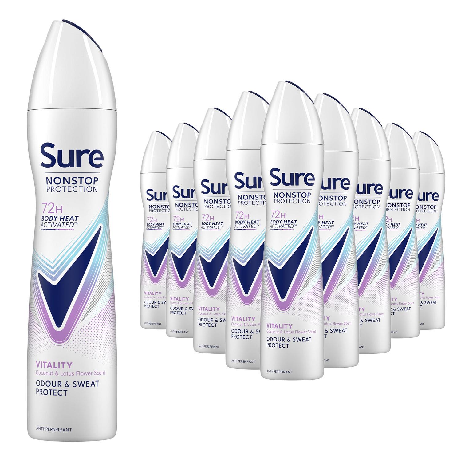 Sure Women Anti-perspirant 72H Nonstop Protection Multi-Fragrance Deo, 250ml - Picture 247 of 247