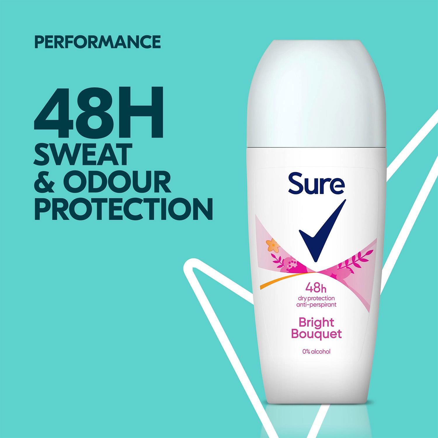 Sure Women Roll On 48 Hours Protection Anti-Perspirant Deodorant 50ml, 3 Pack - Picture 15 of 34
