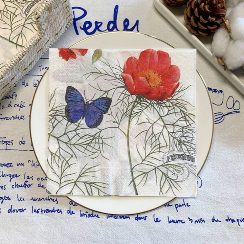 Elegantes Servilletas Mariposa - Ecológicas Paquete de 20 para Cualquier Ocasión - Imagen 19 de 34