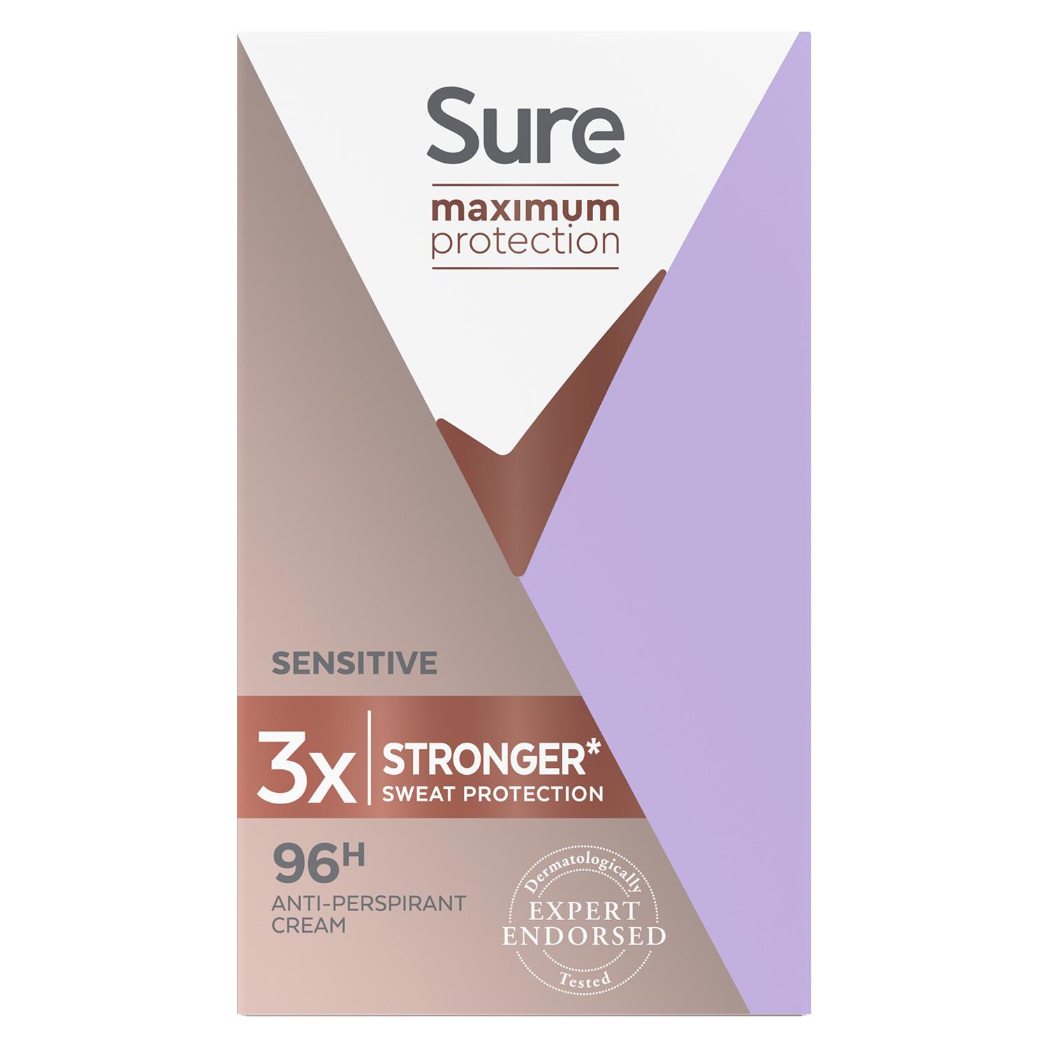 Sure Women Maximum Protection Anti-Perspirant Deodorant Cream, 45ml - Picture 130 of 142