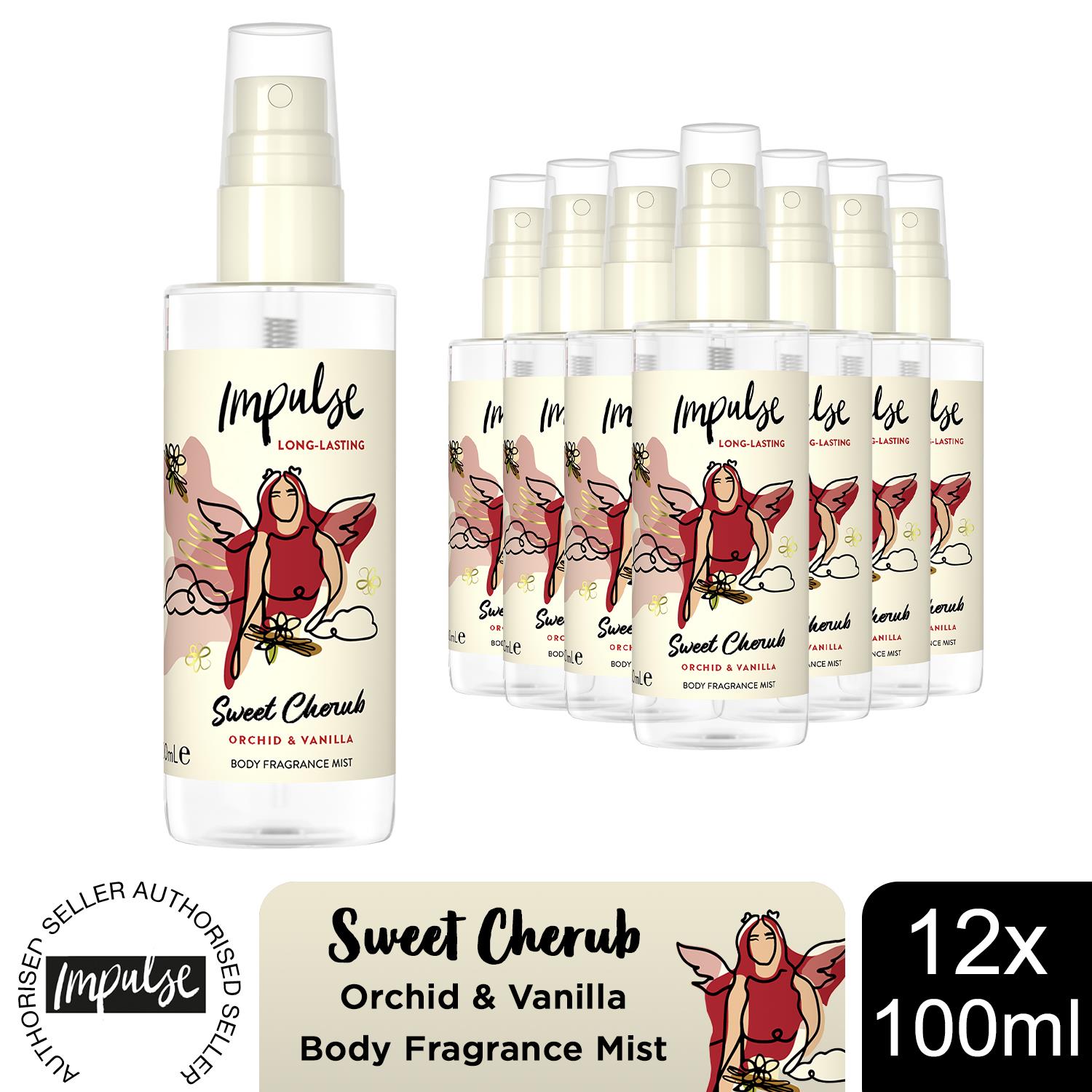 Impulse Body Mist with Long Lasting Fresh Fragrance Range for Women 12 Pk,100ml - Picture 54 of 61
