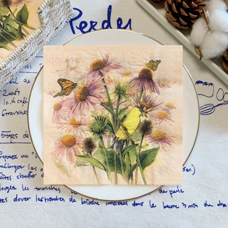 Elegantes Servilletas Mariposa - Ecológicas Paquete de 20 para Cualquier Ocasión - Imagen 24 de 34