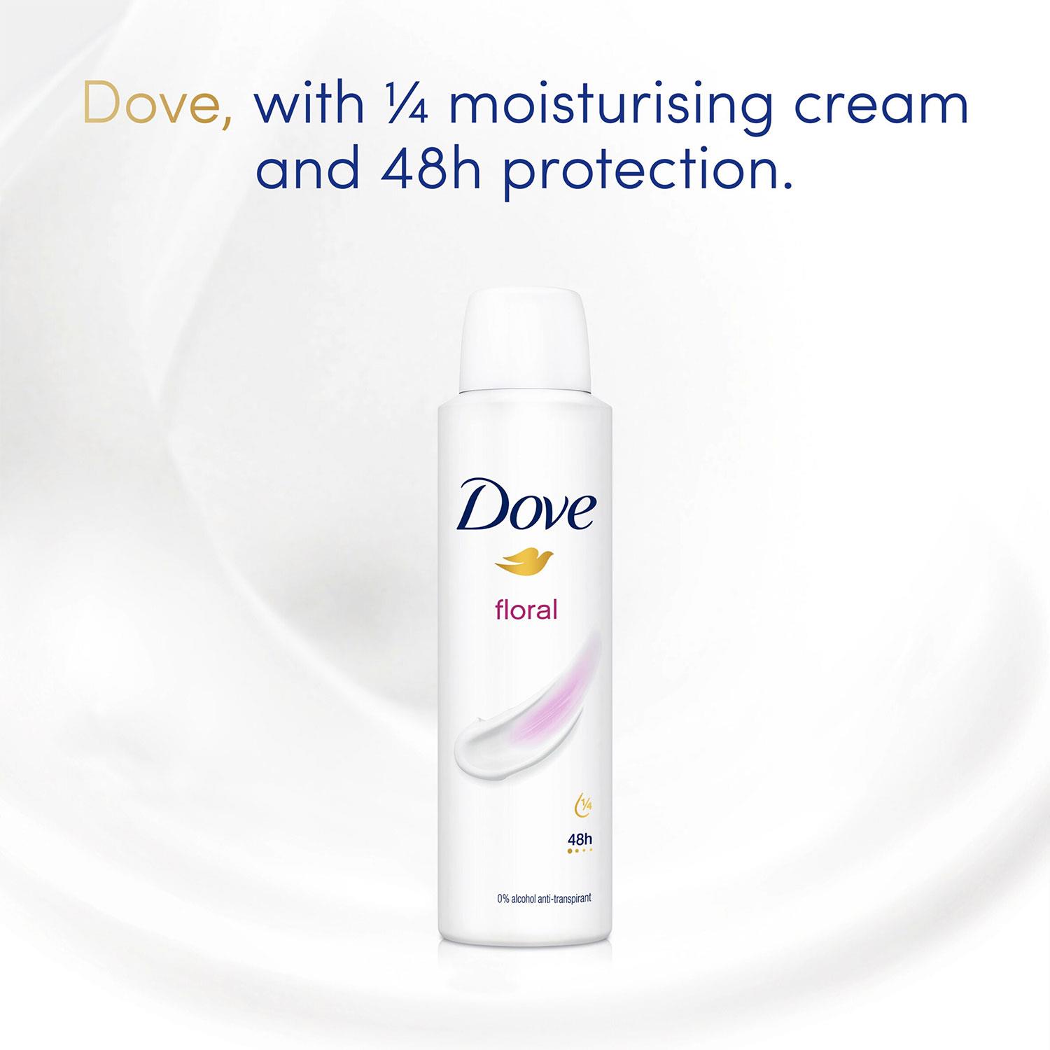 Dove Anti-Perspirant with 48H Sweat Protection Deodorant Spray 200ml, 6 Pack - Picture 26 of 56