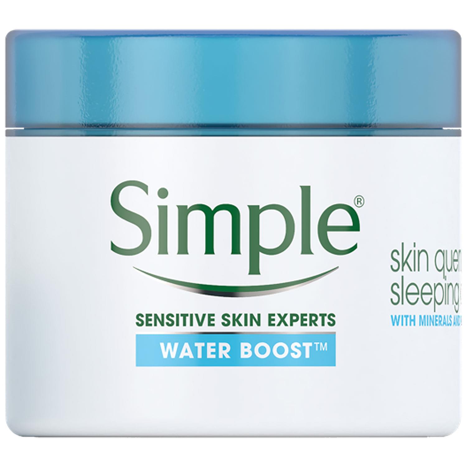 Simple WaterBoost Gel Wash150ml, Gel Cream50ml, or Night Cream50ml with Minerals - Picture 46 of 52
