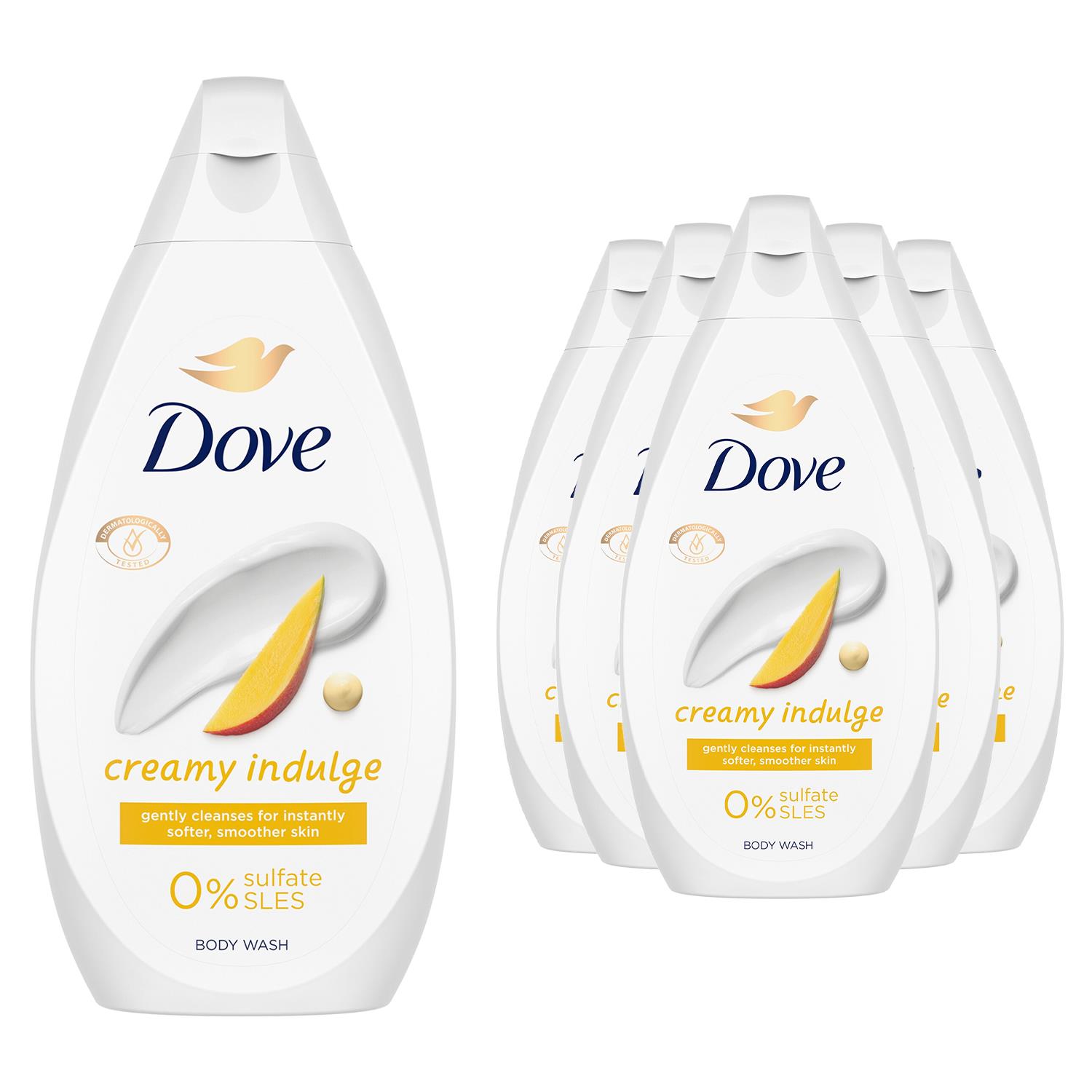 Dove Body Wash Moisturising Cream Caring/Pampering/Soothing 3x, 6x or 12x, 450ml - Picture 98 of 219