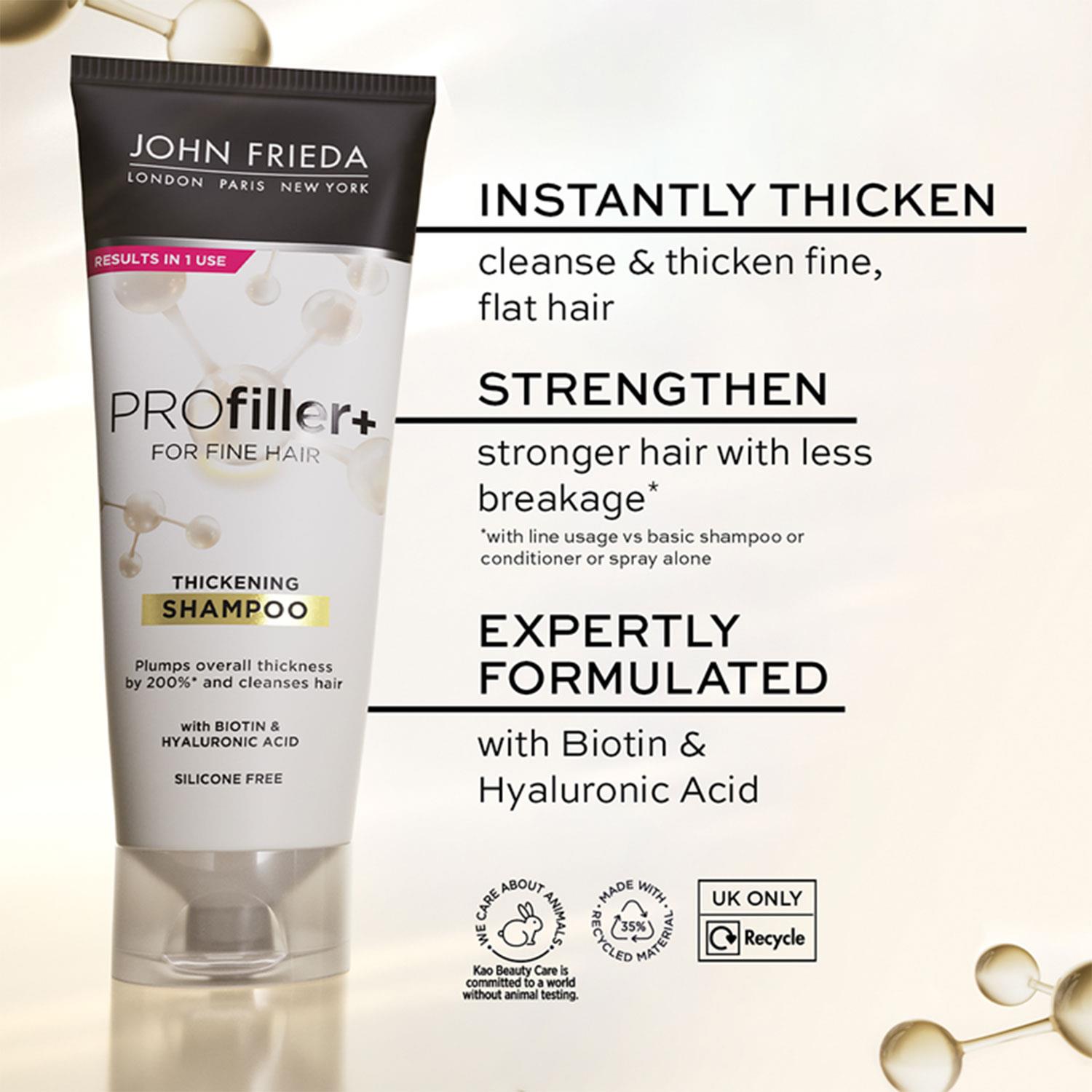 John Frieda Profiller+ Gama de Cuidado del Cabello - Champú, Acondicionador, Spray y Súper Líquido - Imagen 15 de 68