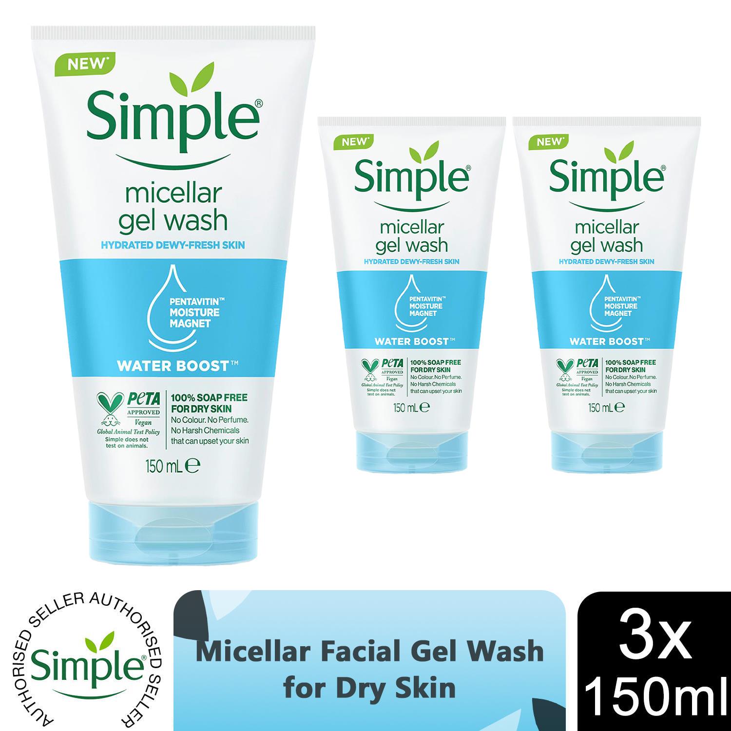Simple Water Boost Hydrating Moisturisers, Cleanser & Face Mask For Dry Skin - Picture 31 of 89