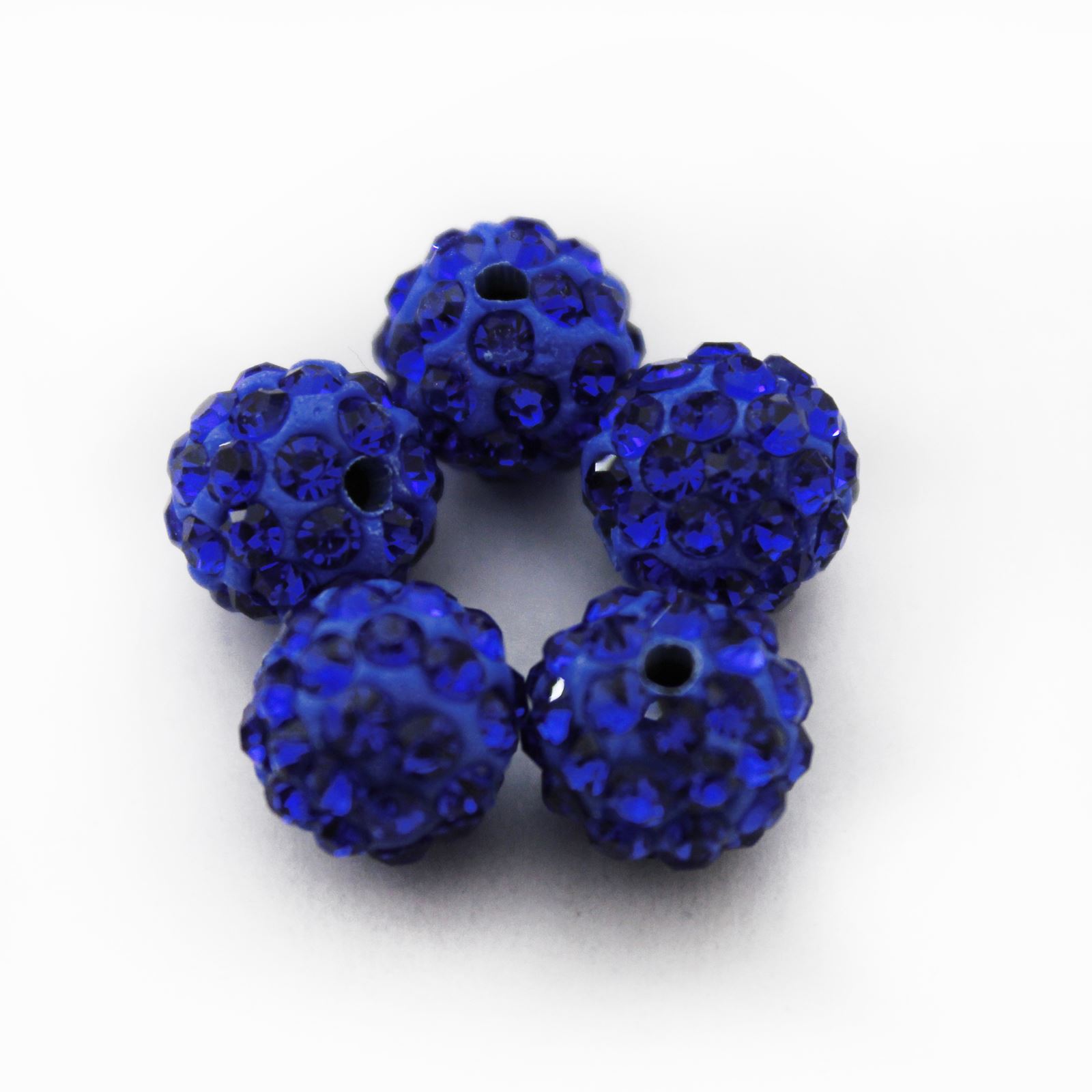 SHAMBALLA BEADS - HIGH QUALITY - 10MM - 5 CRYSTAL CLAY DISCO BALLS - Picture 23 of 29