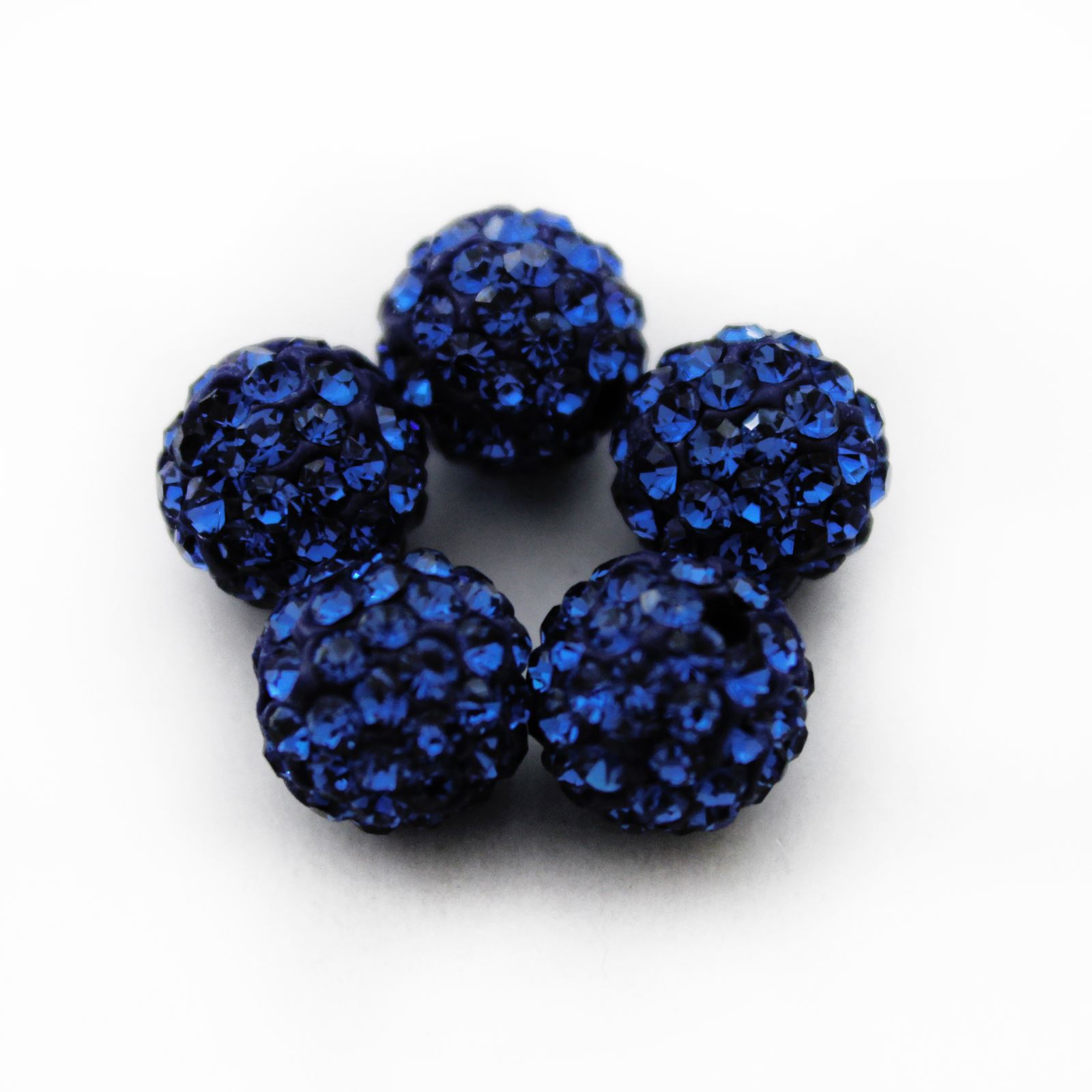 SHAMBALLA BEADS - HIGH QUALITY - 10MM - 5 CRYSTAL CLAY DISCO BALLS - Picture 21 of 29