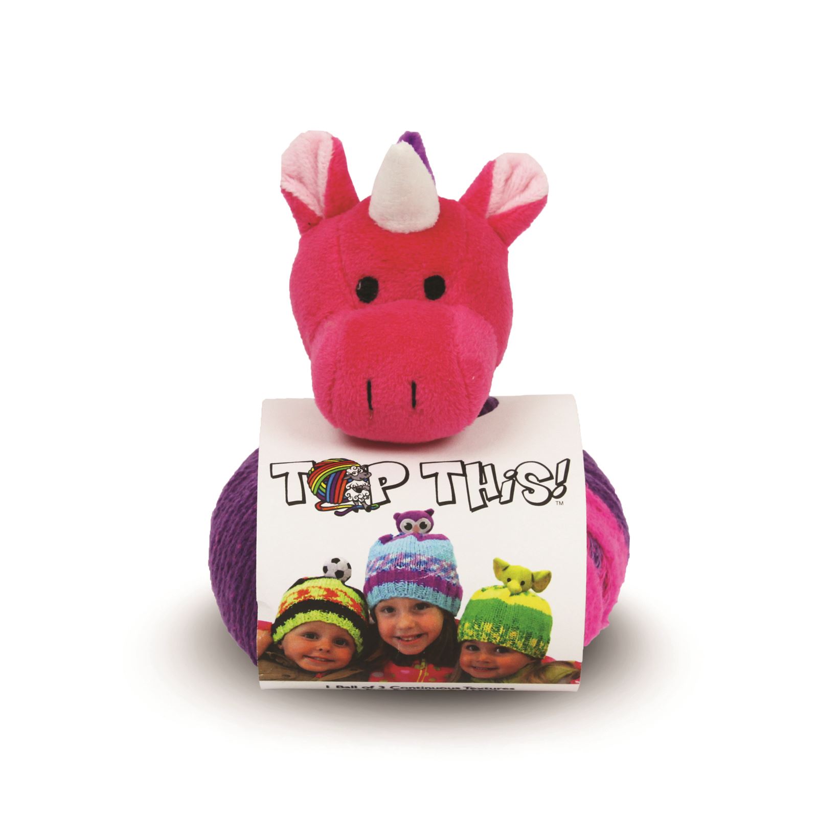 DMC Top This! Kids Hat Knitting Kits Characters Christmas Wool eBay