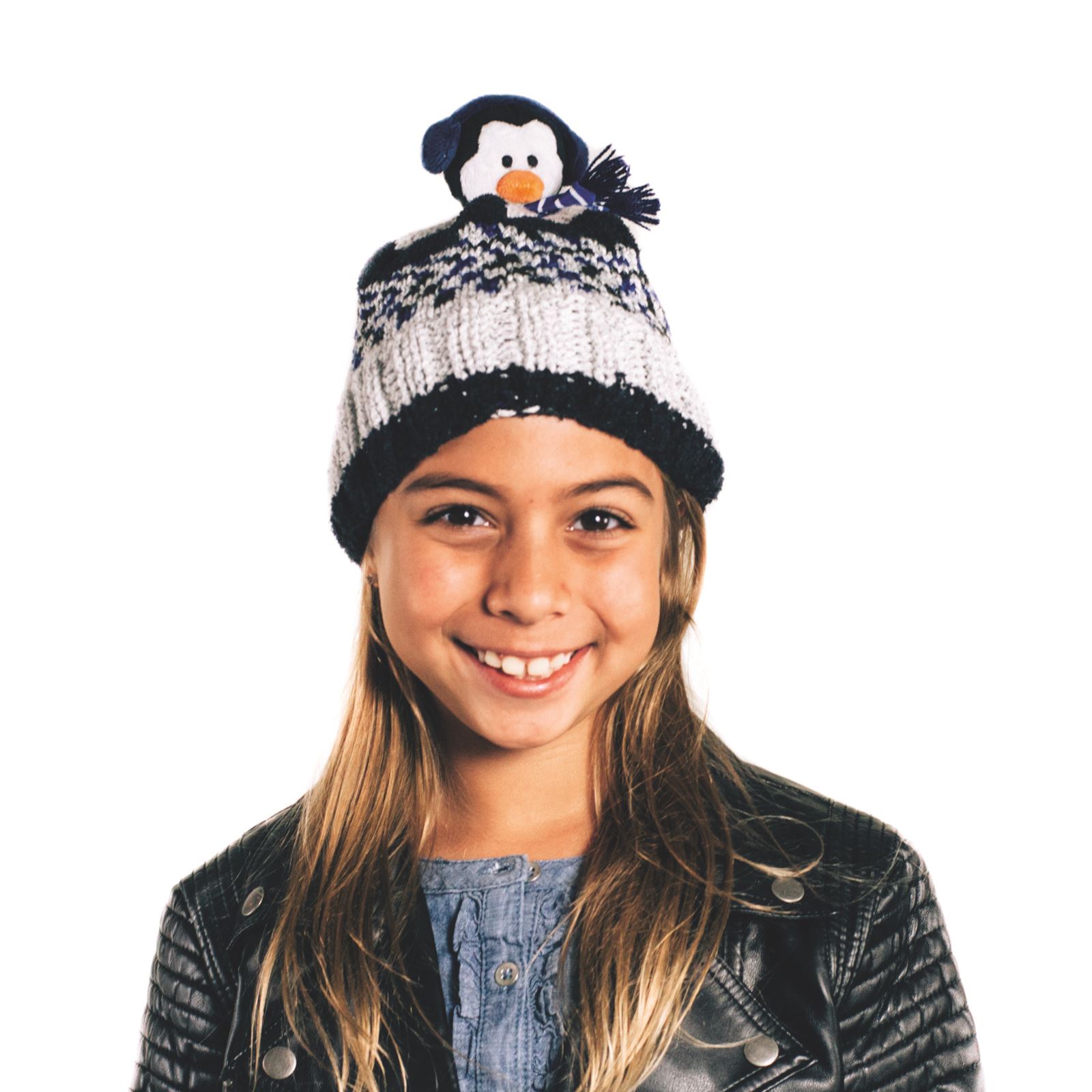 DMC Top This! Kids Hat Knitting Kits Characters Christmas Wool eBay