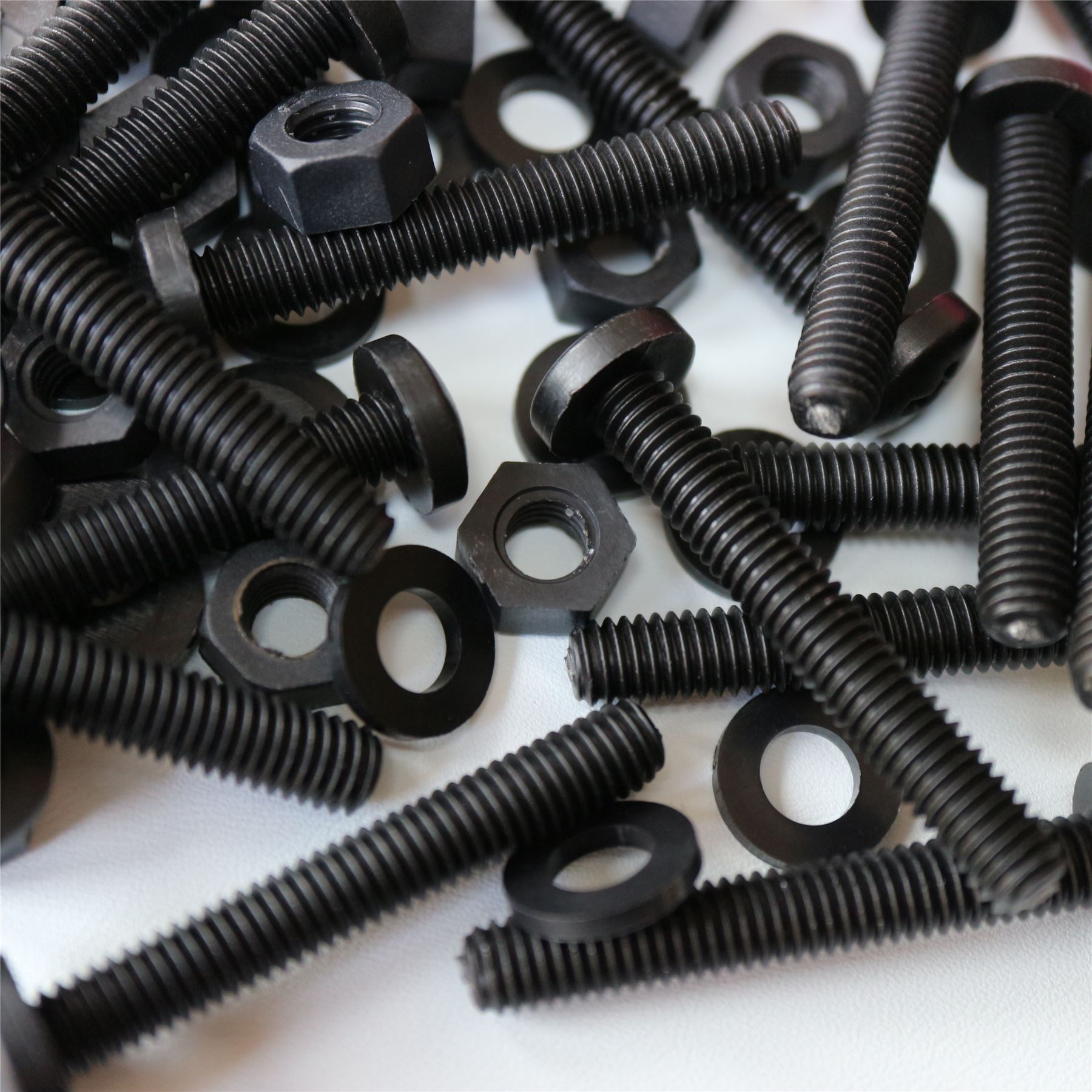 20x Schwarze M6 Flügelmuttern - Nylon Flügelschrauben Für Heimwerker