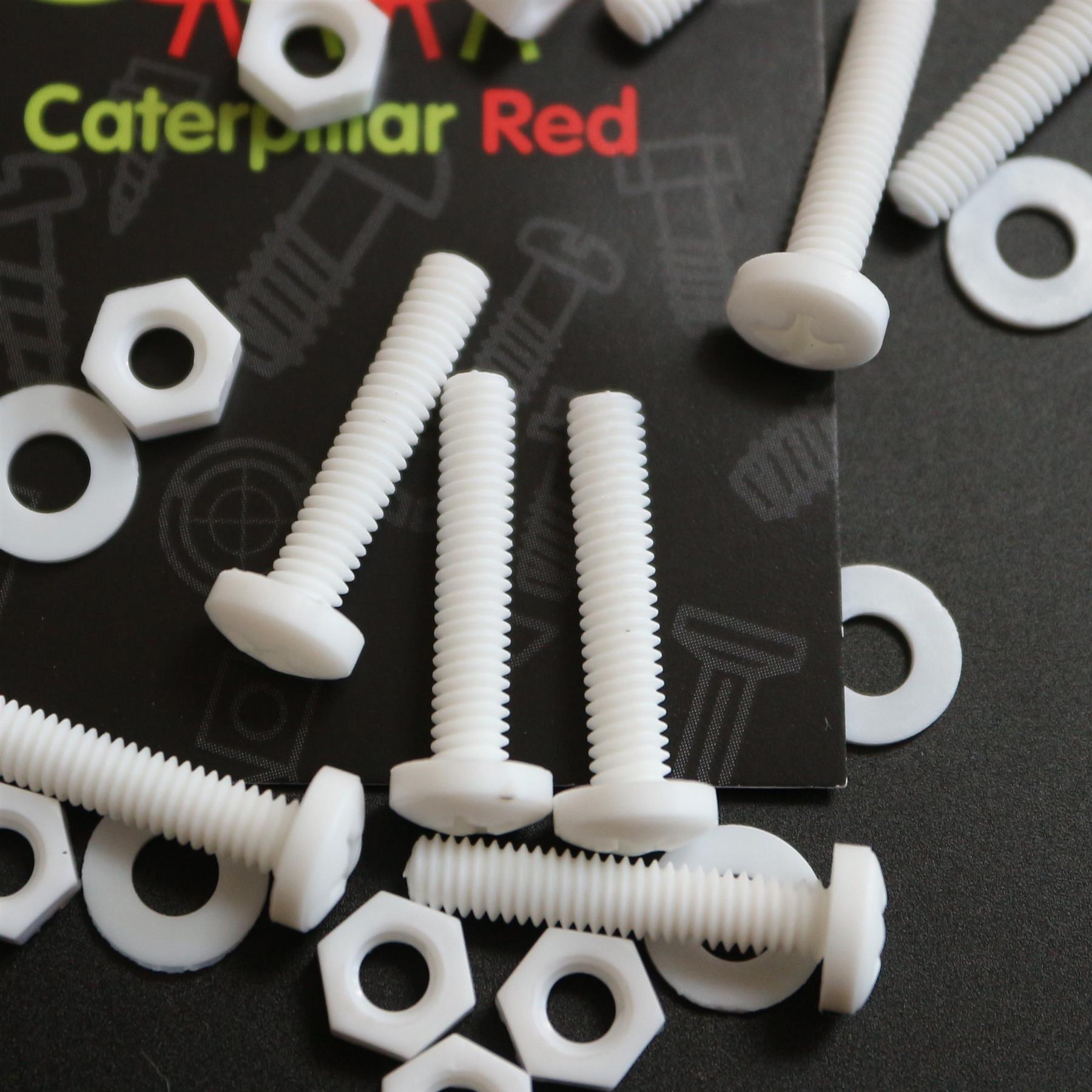 160x M3M8 White Screws Plastic Nuts & Bolts, Washers, AntiCorrosion
