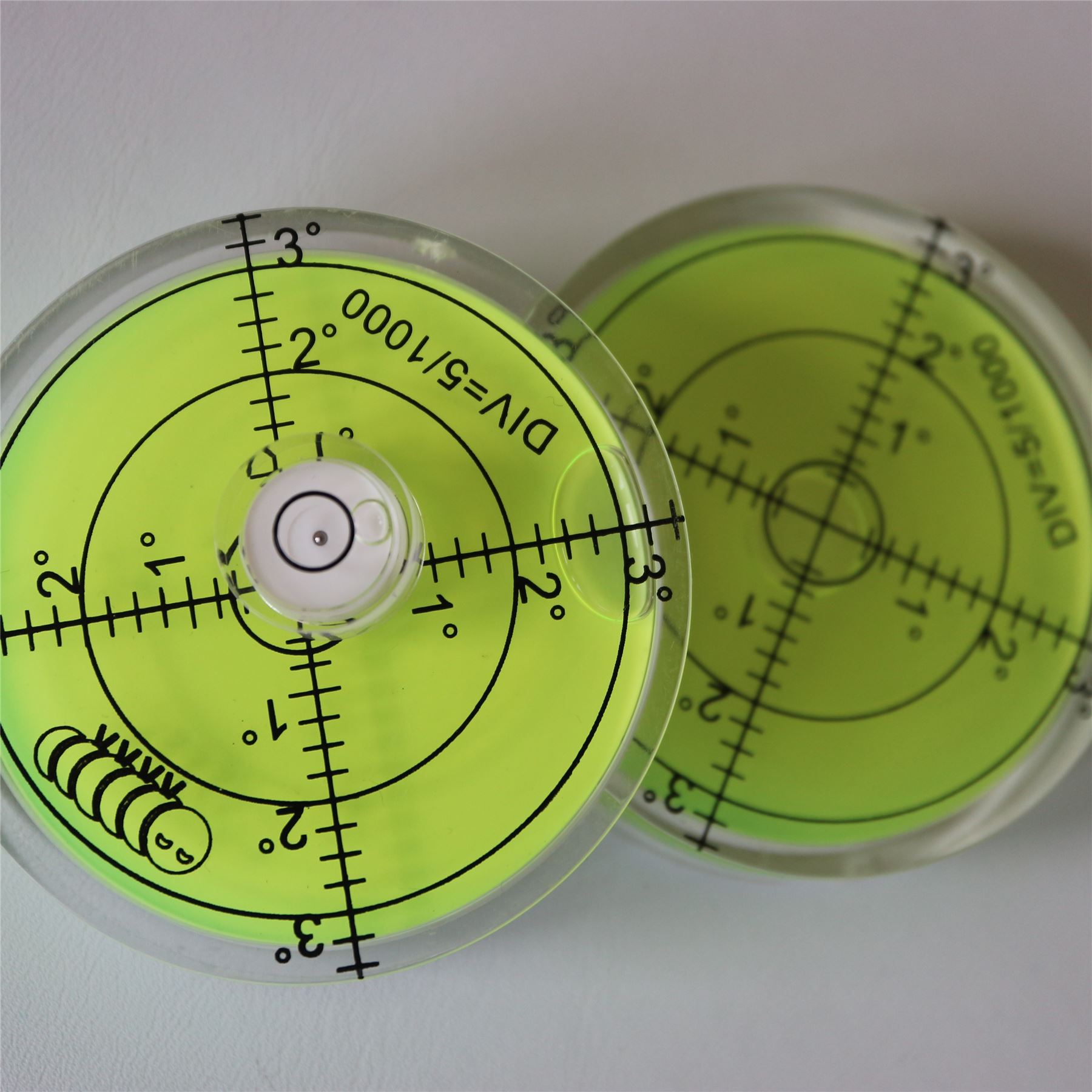 bullseye level filter flask round degrees Bubble level air metal large