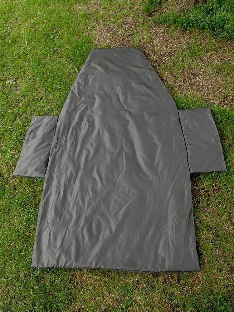 Snugpak WGTE – Couette de camping avec isolation Travelsoft, housse de couette légère et chaude avec poche pour les pieds pour l'extérieur, le camping, la randonnée, sac de compression inclus, vert