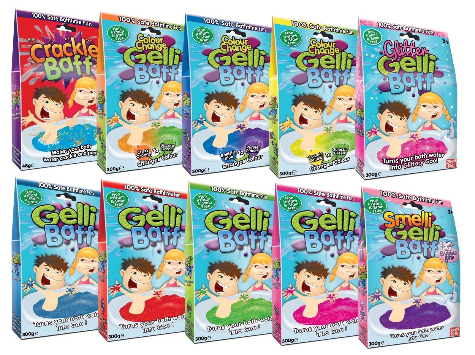 Smelli Gelli Baff Slime Bath Funtime Pool Party Play Girls Boys Gift