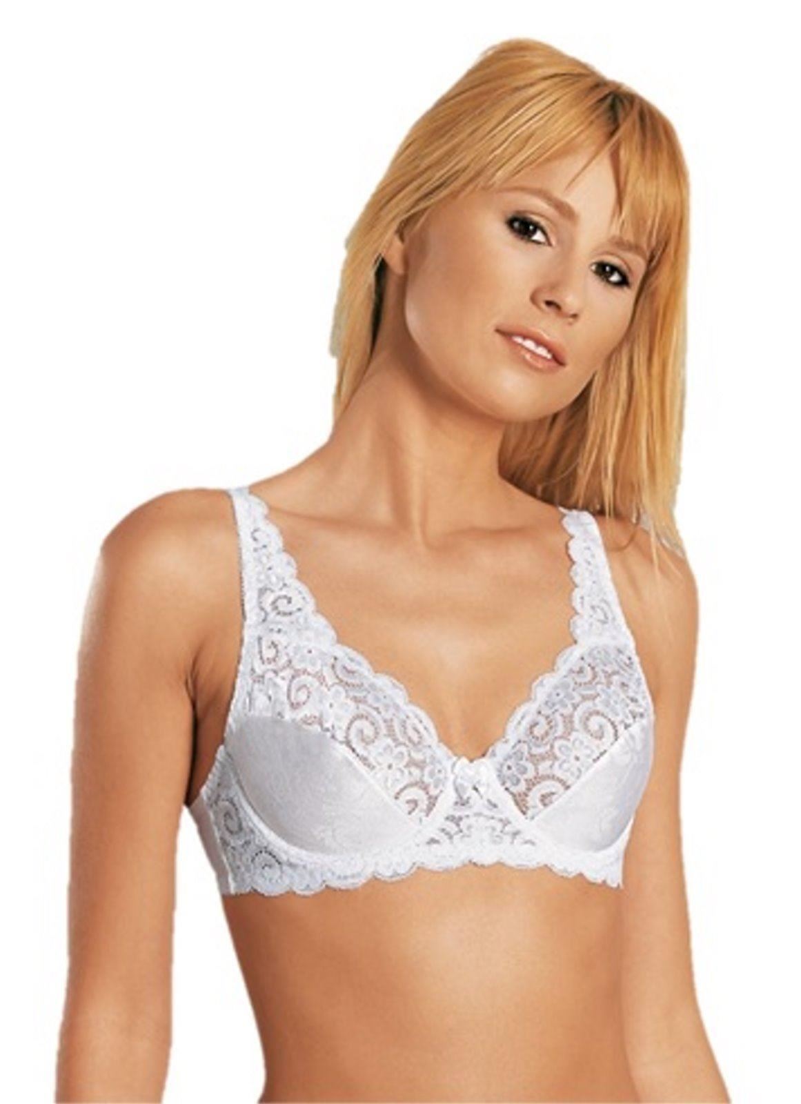 naturana underwired bra white lace full cup size 12 14 16 18 20 22 size e bras