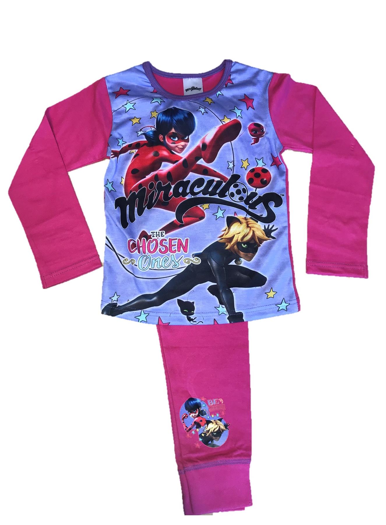 Girls Miraculous Ladybug Pajama Set Pjs Sleepwear eBay