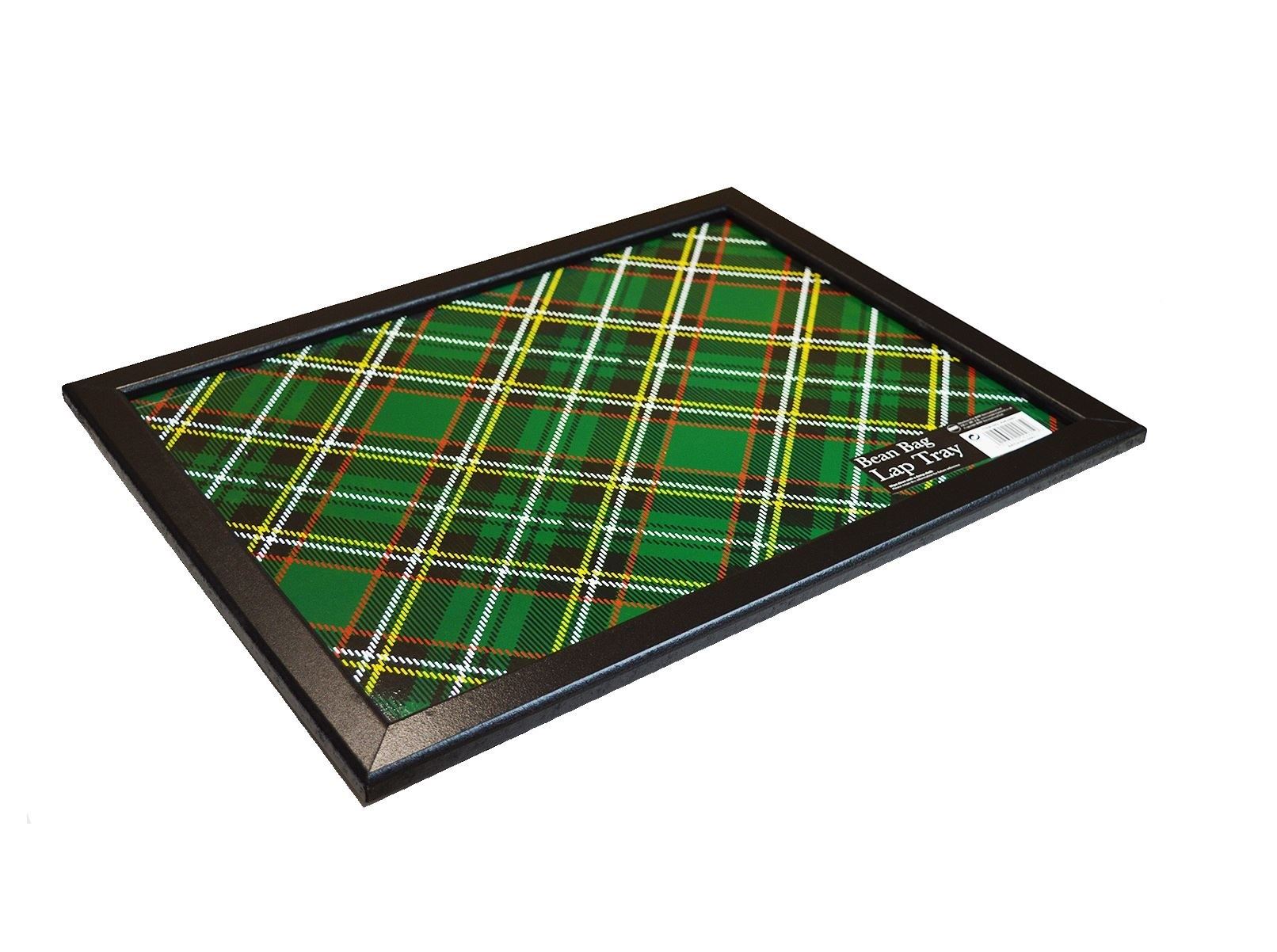 Laptray Cushioned Bean Bag Mealtimes Food Dinner Wooden Lap Tray Knee