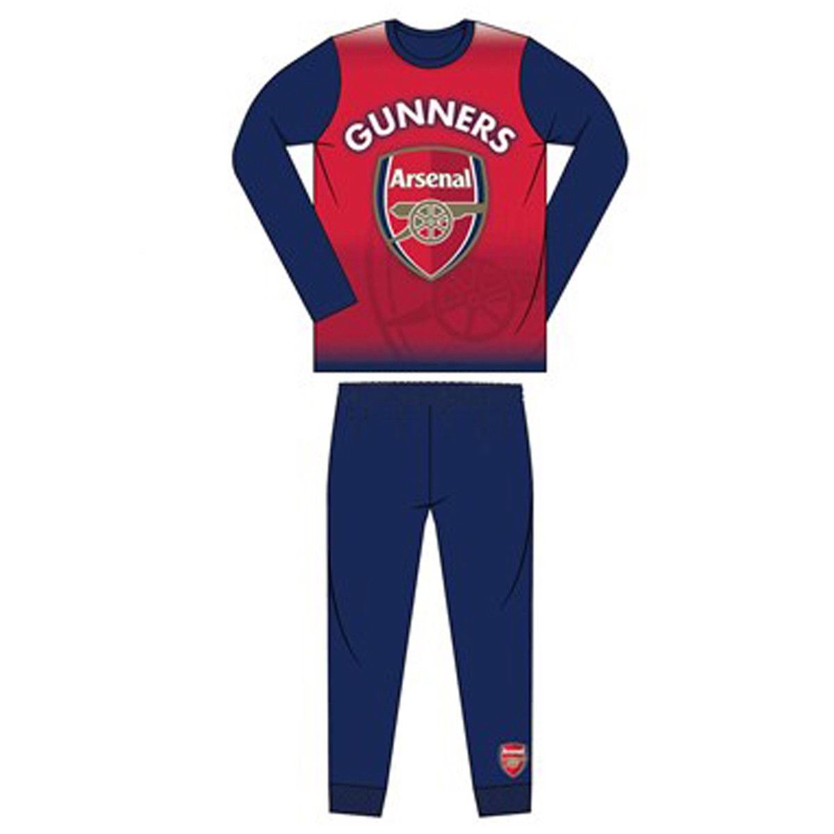 Boys Arsenal Pyjamas Football Pj Set Kids Nightwear Pajamas
