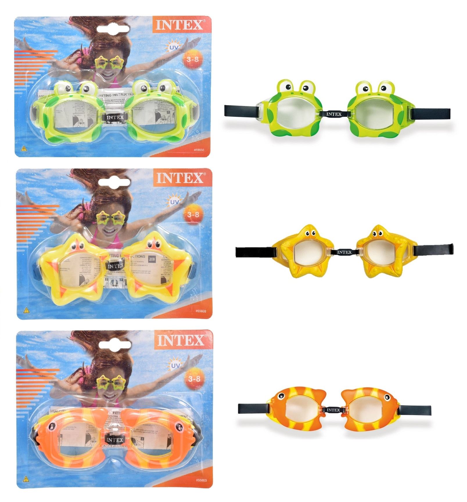 detalles de ninos natacion agua diversion gafas piscina